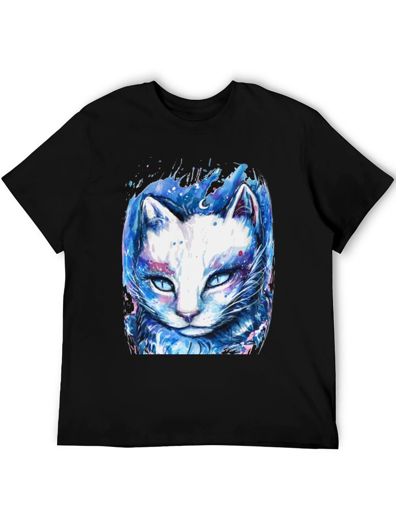 Cosmic Cat T-Shirt - Galaxy Feline Design