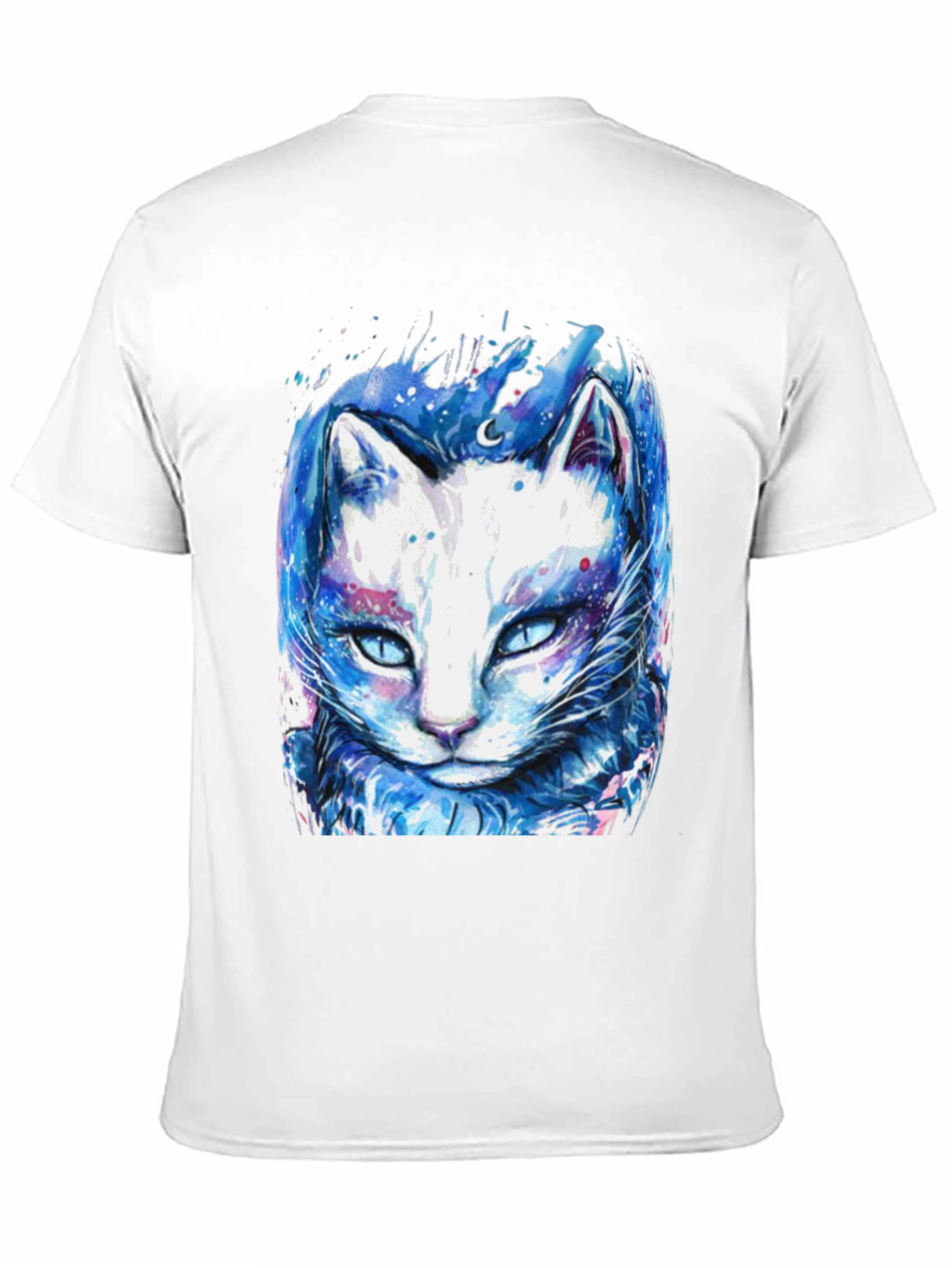 Cosmic Cat T-Shirt - Galaxy Feline Design