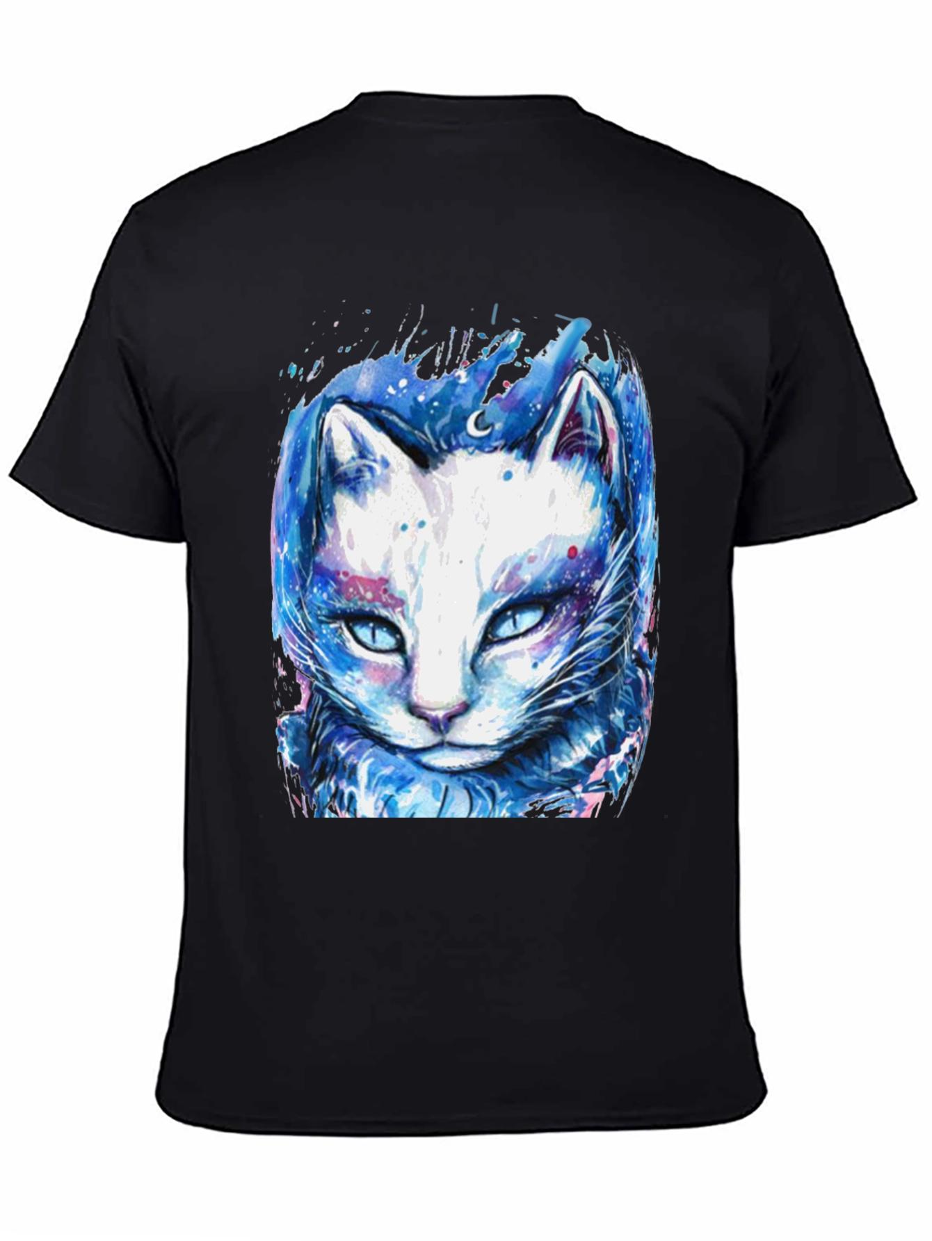 Cosmic Cat T-Shirt - Galaxy Feline Design