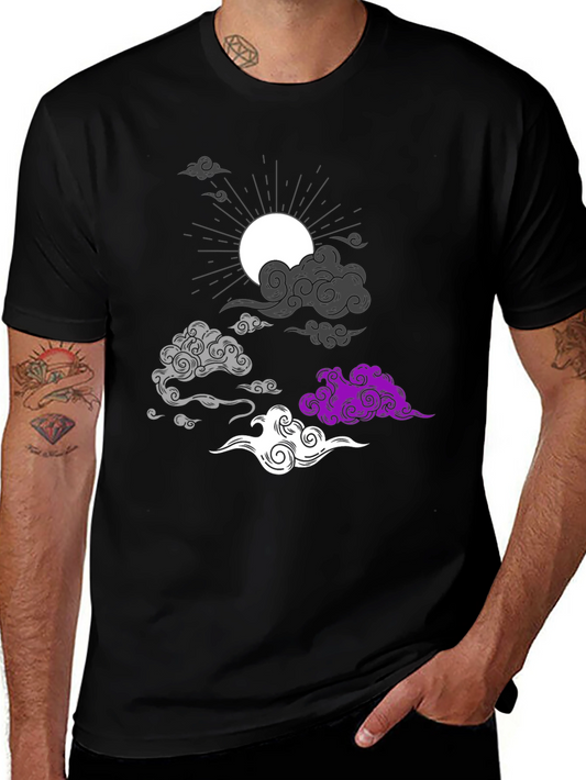 Asexual Pride Cloud T-Shirt - Stylish Ace Apparel