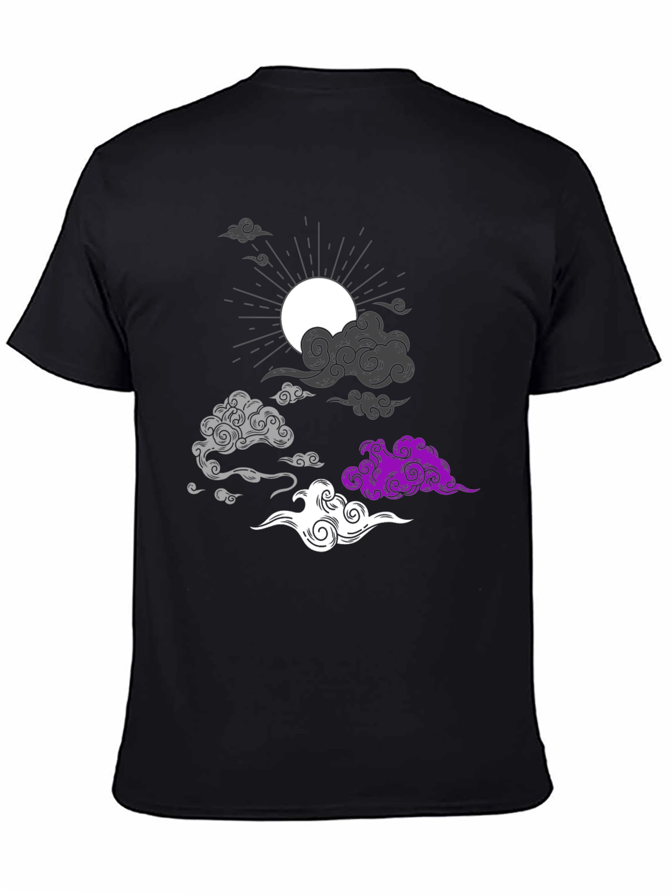 Asexual Pride Cloud T-Shirt - Stylish Ace Apparel