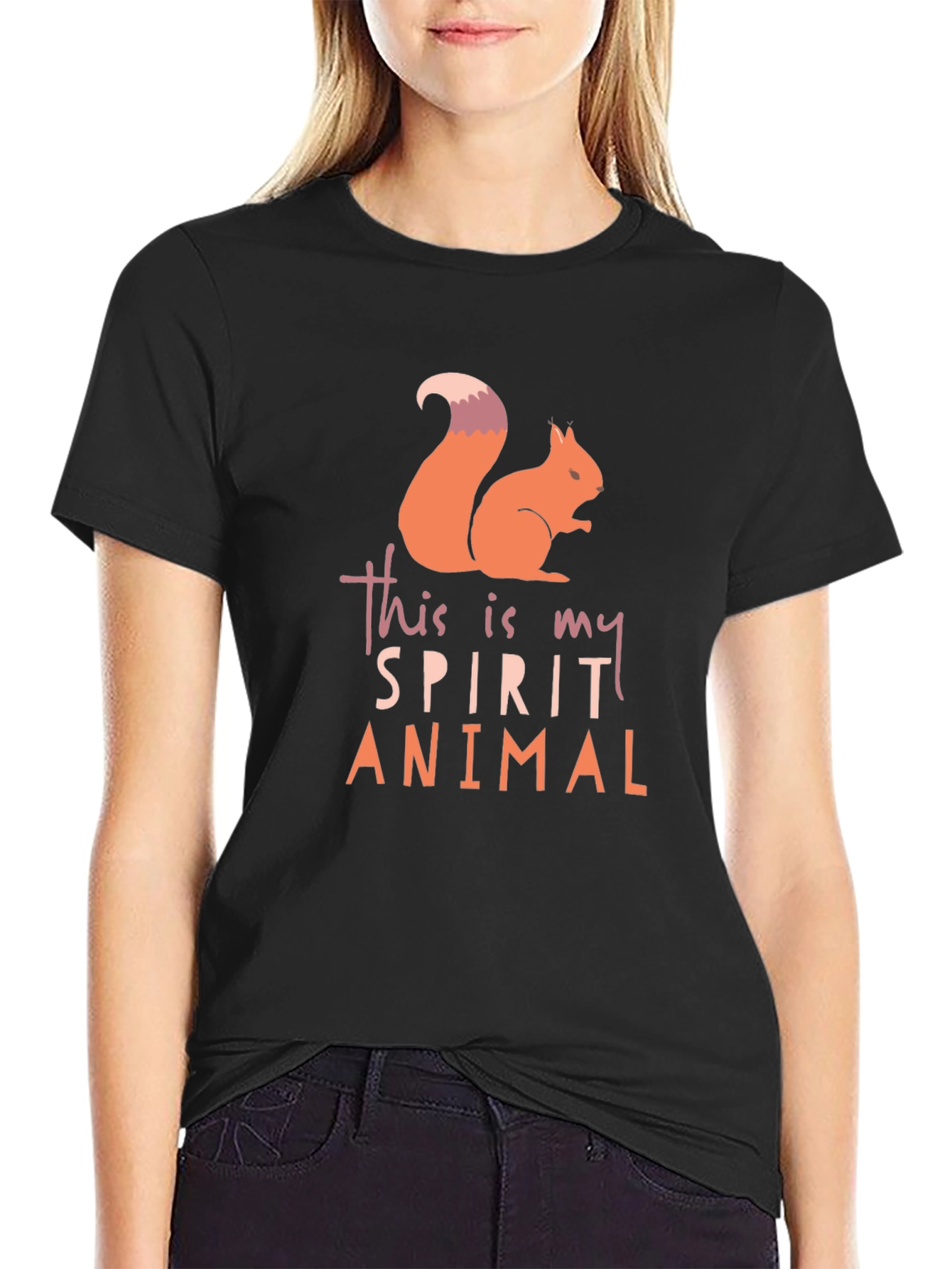 Squirrel Spirit Animal Graphic Tee