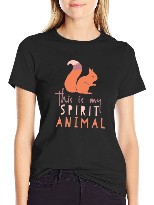 Squirrel Spirit Animal Graphic Tee