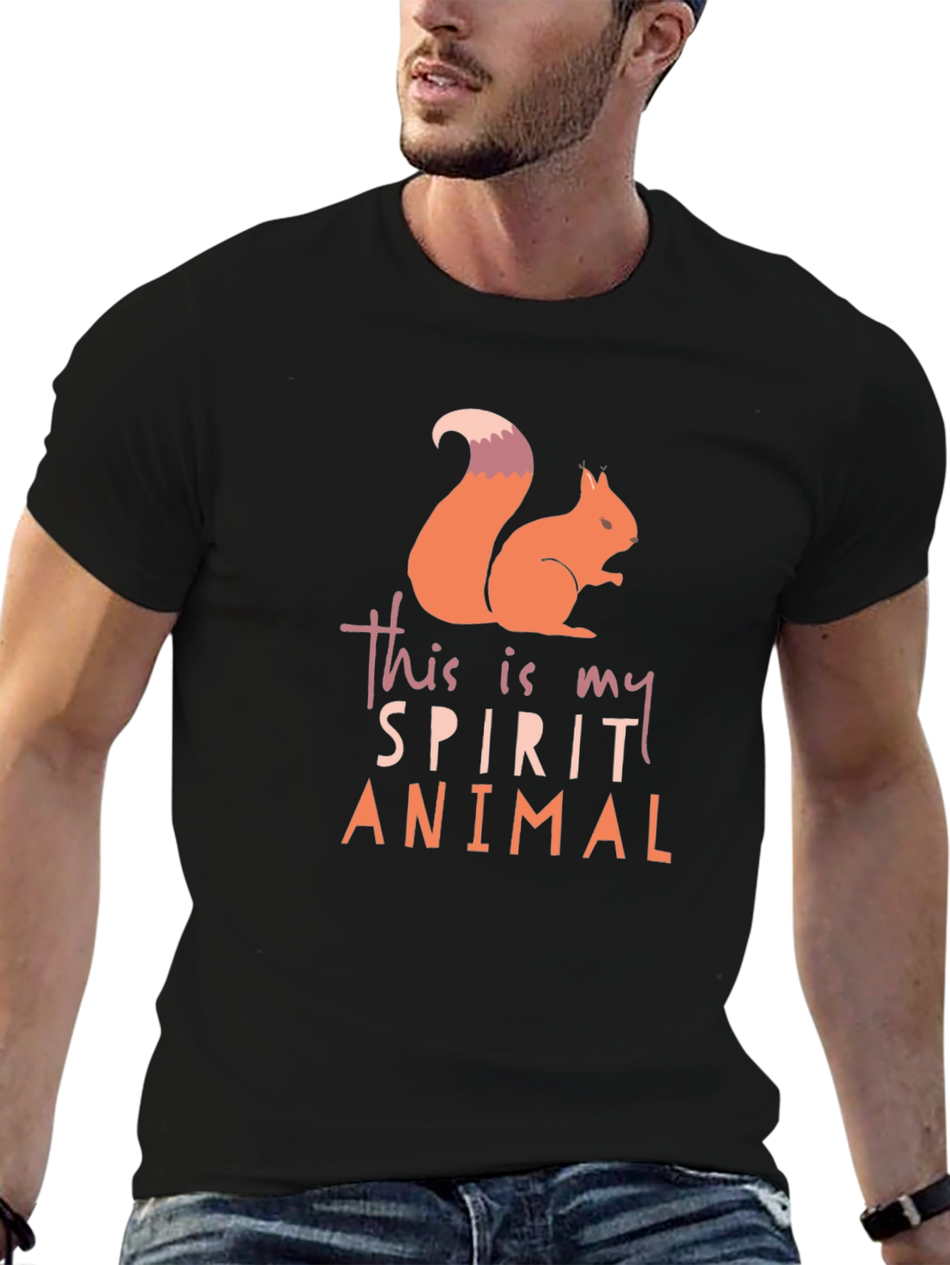 Squirrel Spirit Animal Graphic Tee