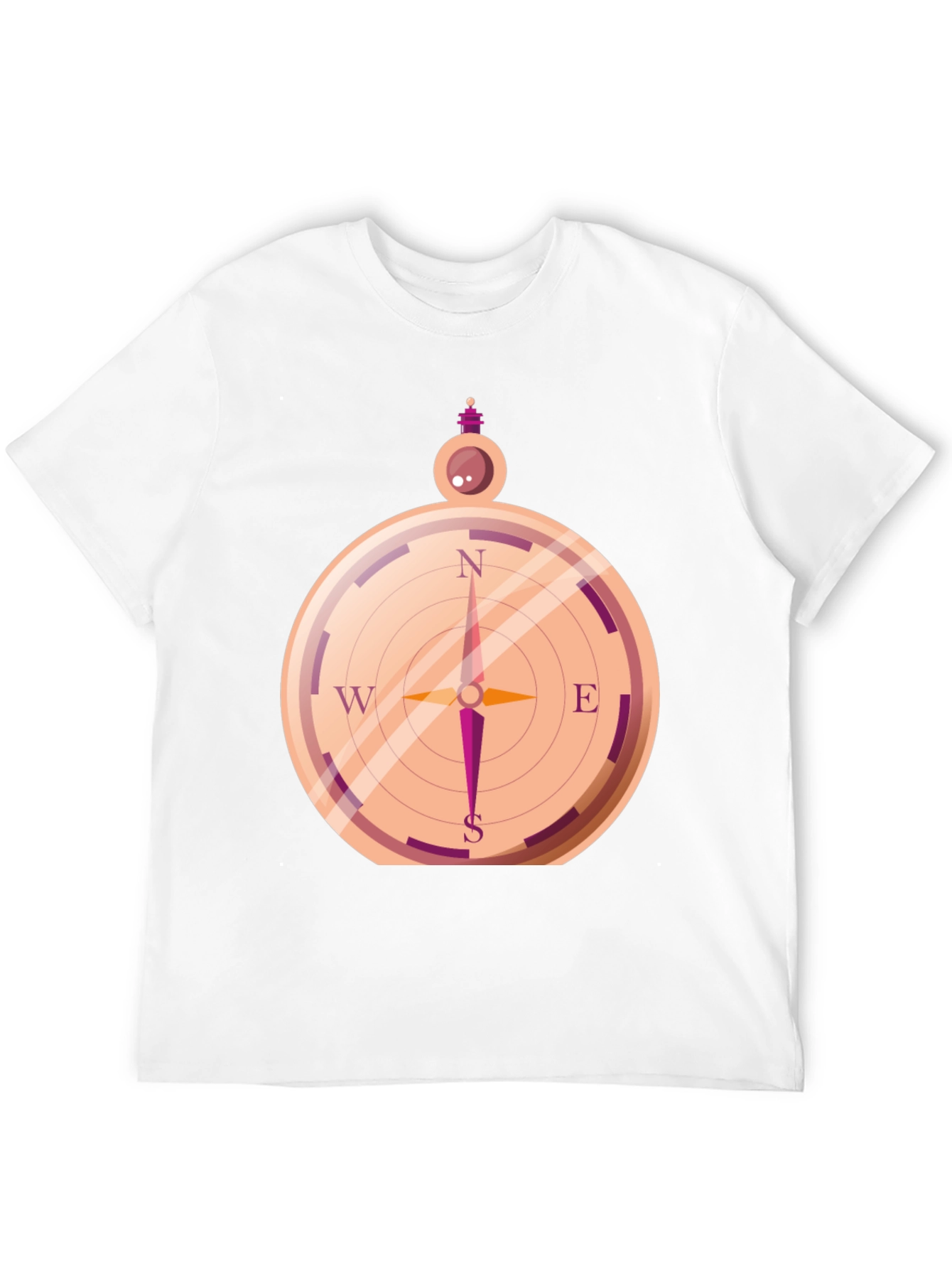Compass Graphic Tee - Black Unisex T-Shirt
