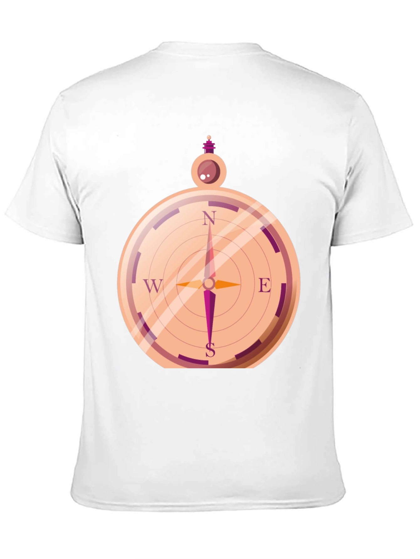 Compass Graphic Tee - Black Unisex T-Shirt