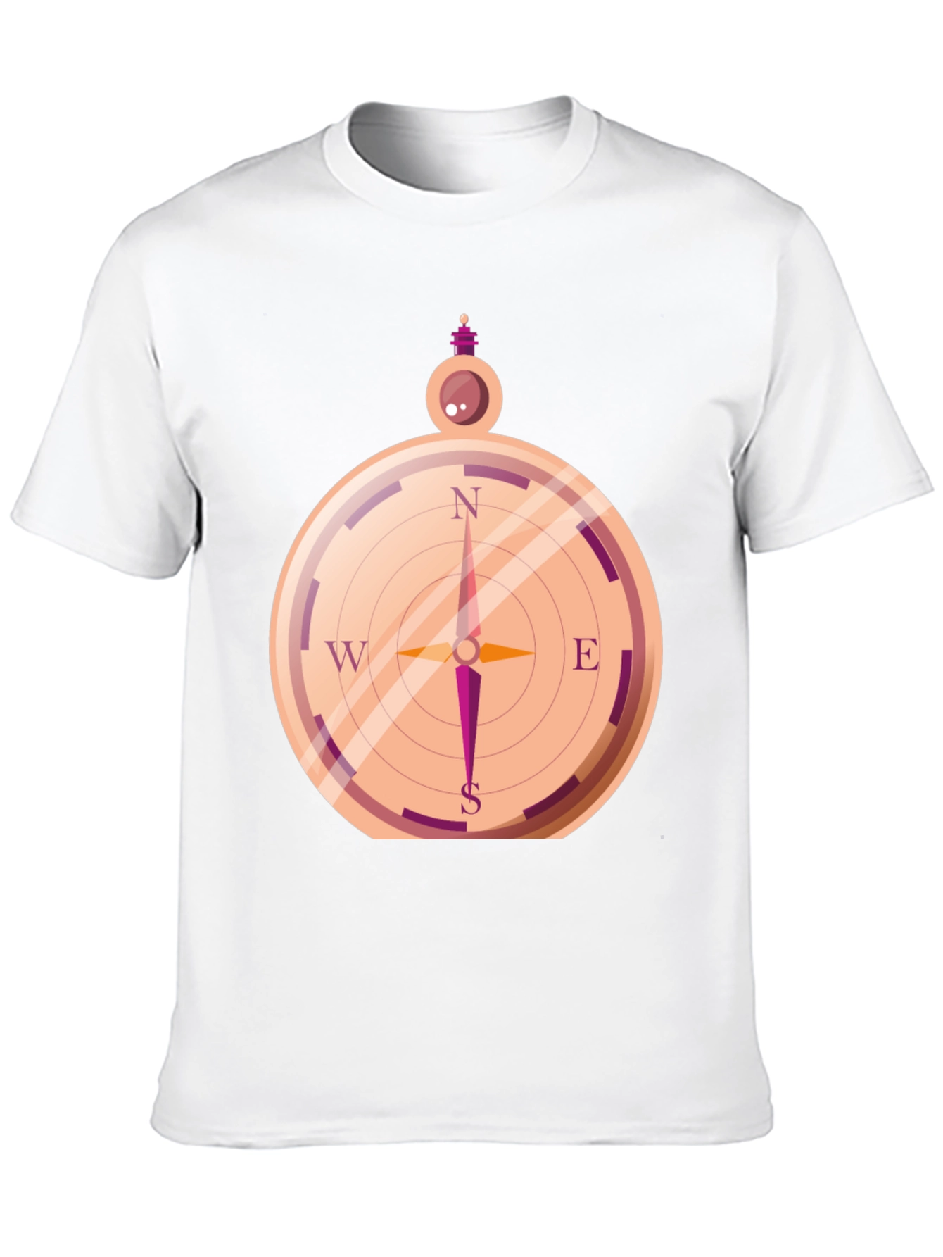 Compass Graphic Tee - Black Unisex T-Shirt