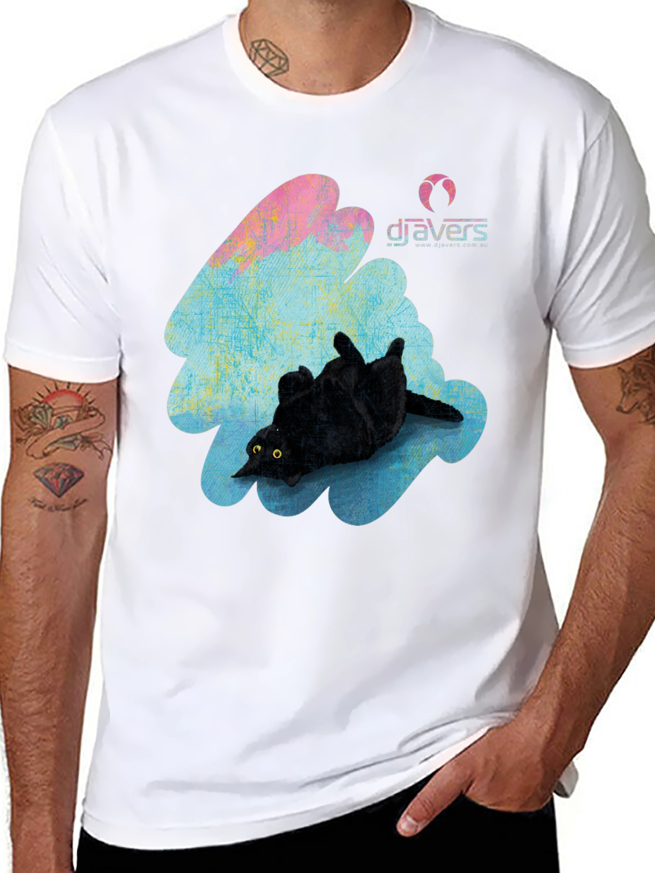 Black Cat Graphic T-Shirt