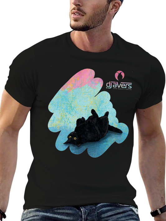 Black Cat Graphic T-Shirt
