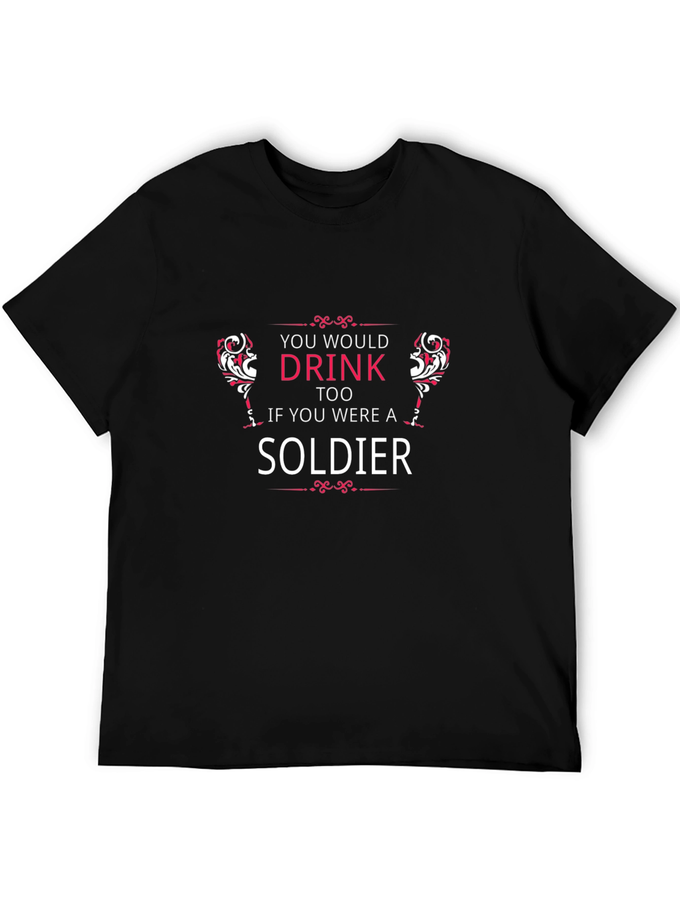 Soldier Drink T-Shirt - Funny Novelty Tee