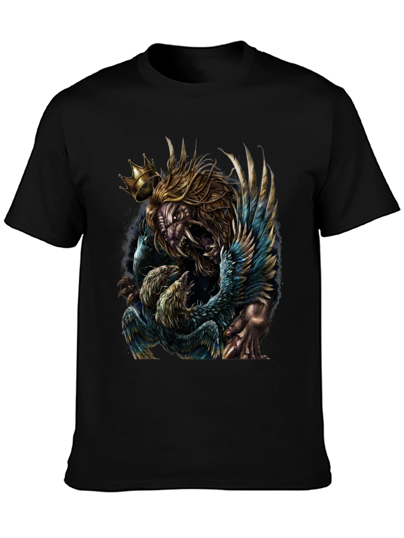 Lion King Graphic Tee - Unique Animal Design