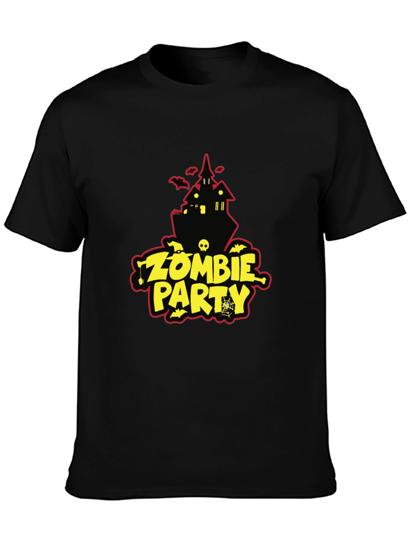 Zombie Party Black T-Shirt