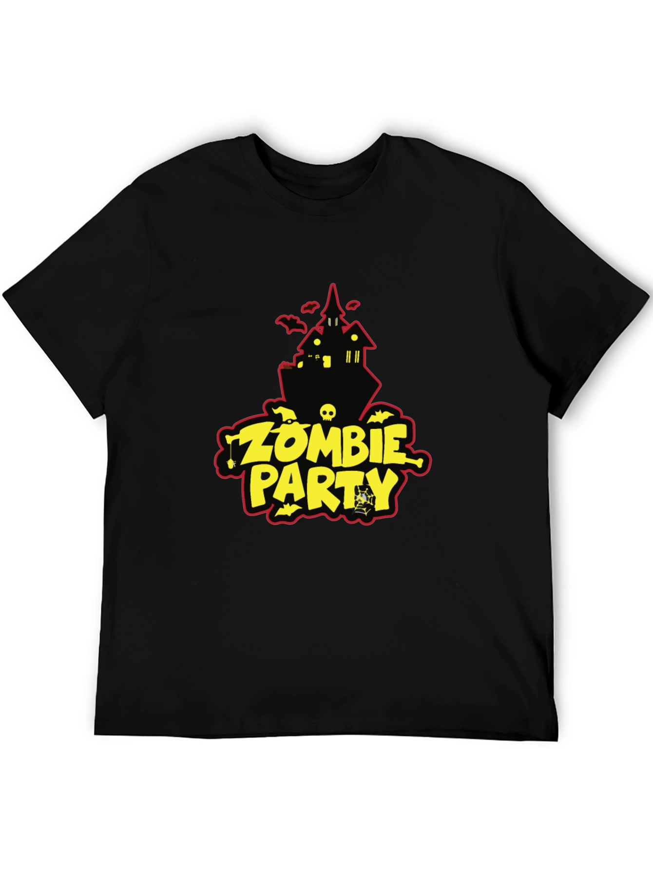 Zombie Party Black T-Shirt