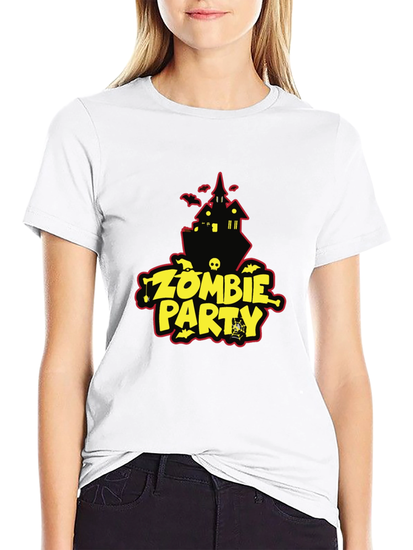 Zombie Party Black T-Shirt