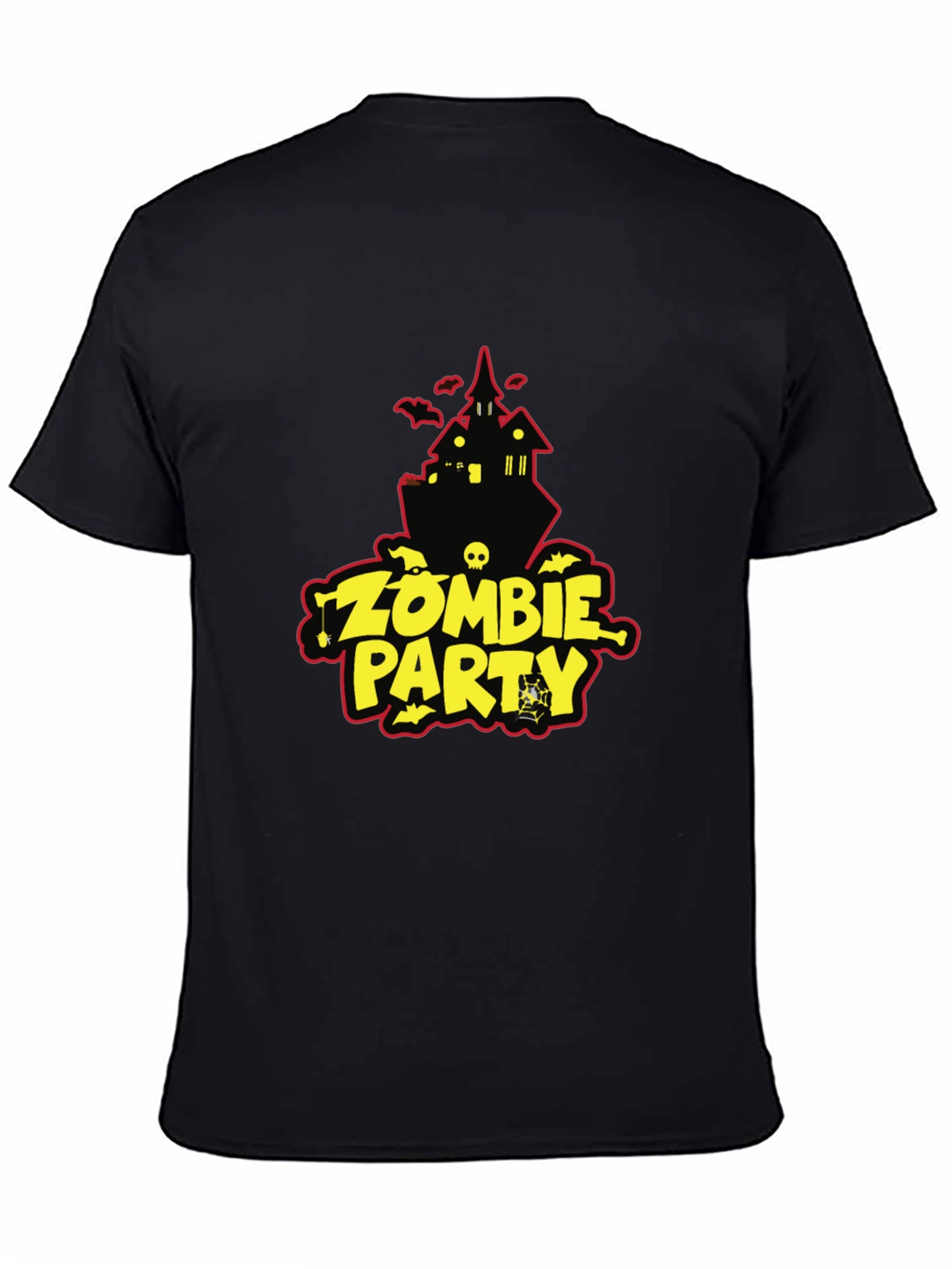 Zombie Party Black T-Shirt