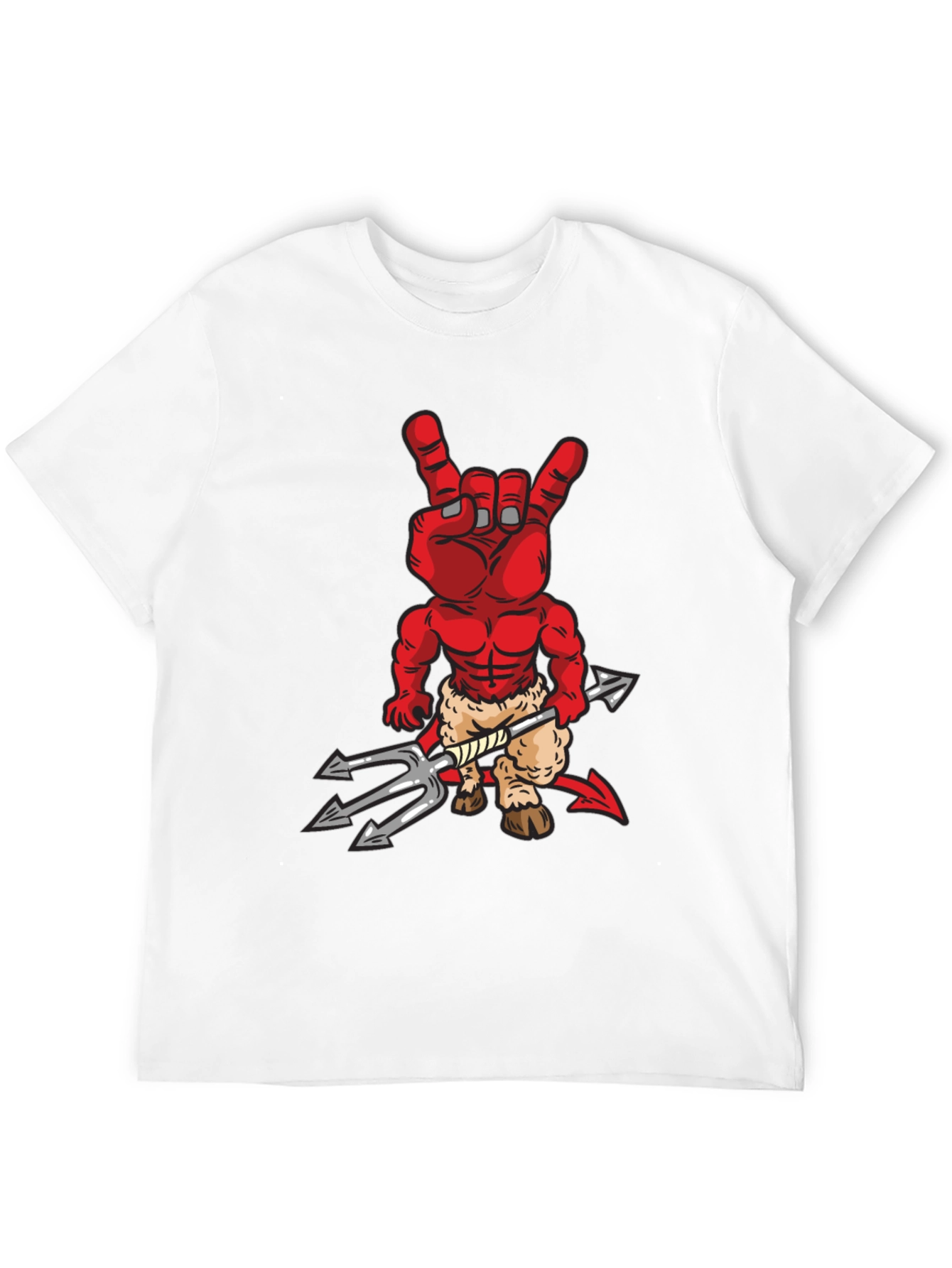 Devil Hand Rock On T-Shirt - Heavy Metal Tee