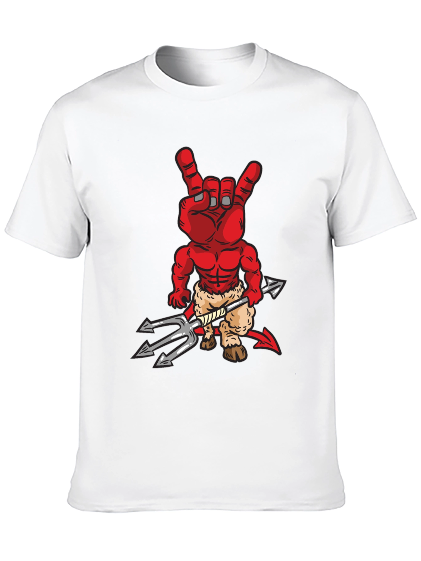 Devil Hand Rock On T-Shirt - Heavy Metal Tee