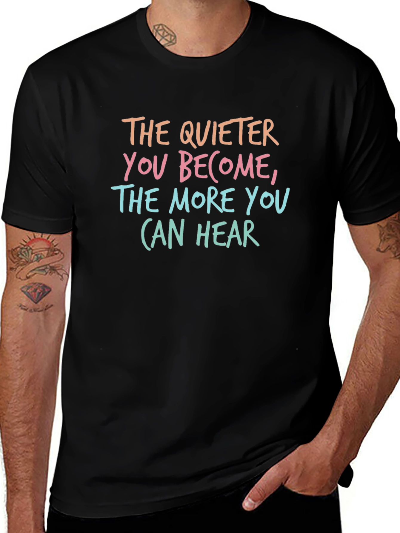 Quiet Mind T-Shirt - Inspirational Graphic Tee