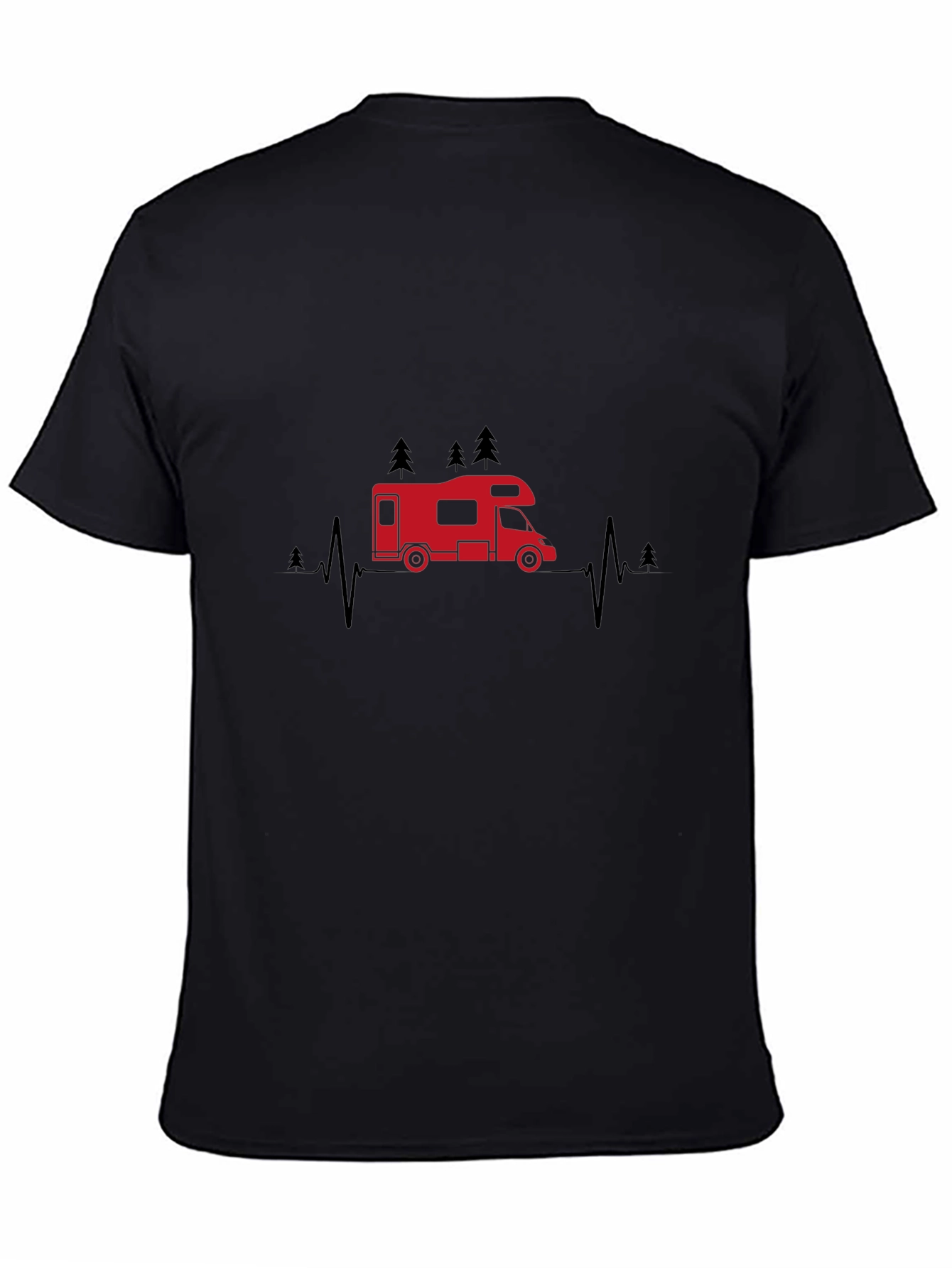 Camper Heartbeat T-Shirt - Camping Adventure Tee