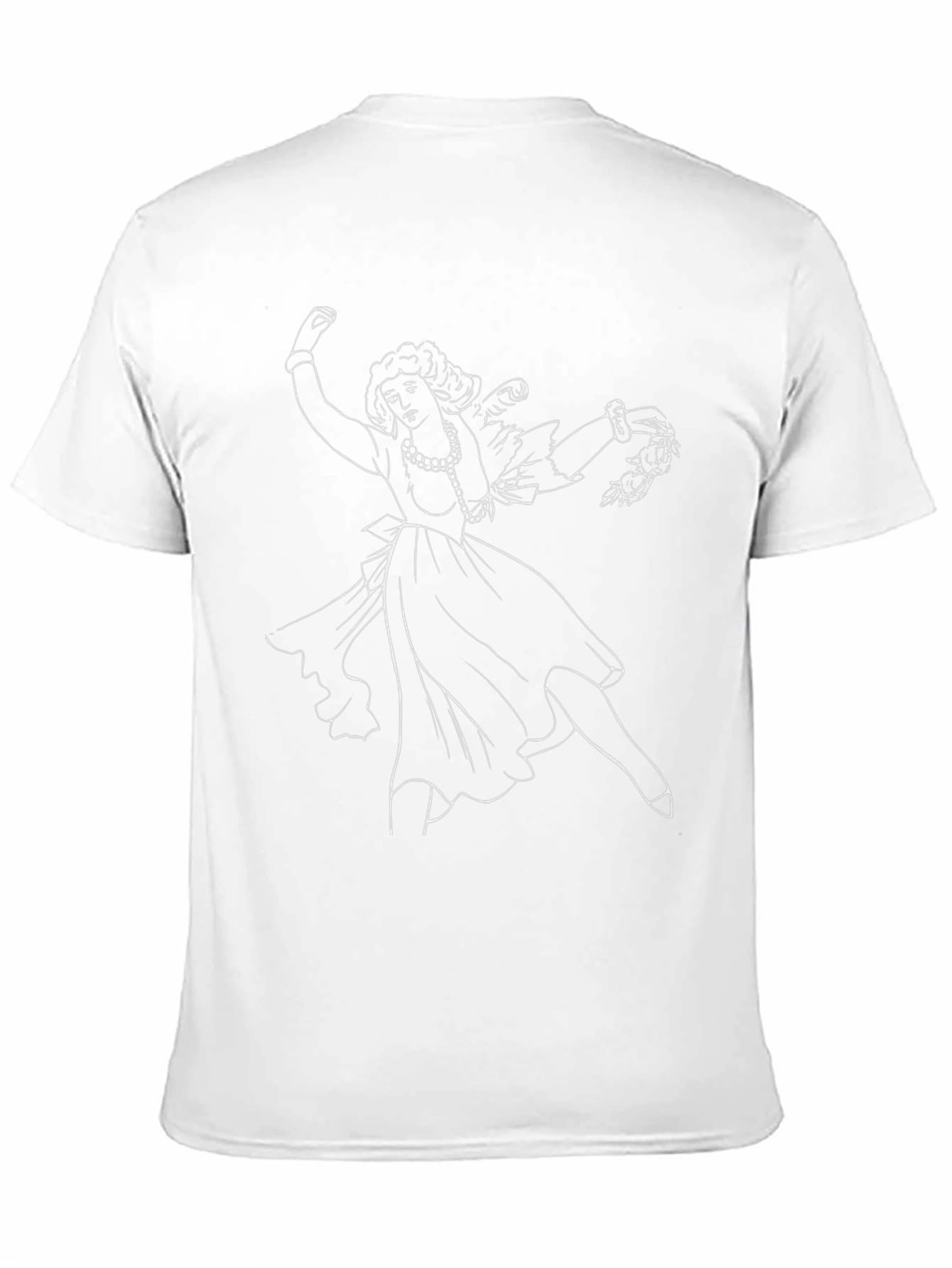Dancing Woman Graphic Black T-Shirt