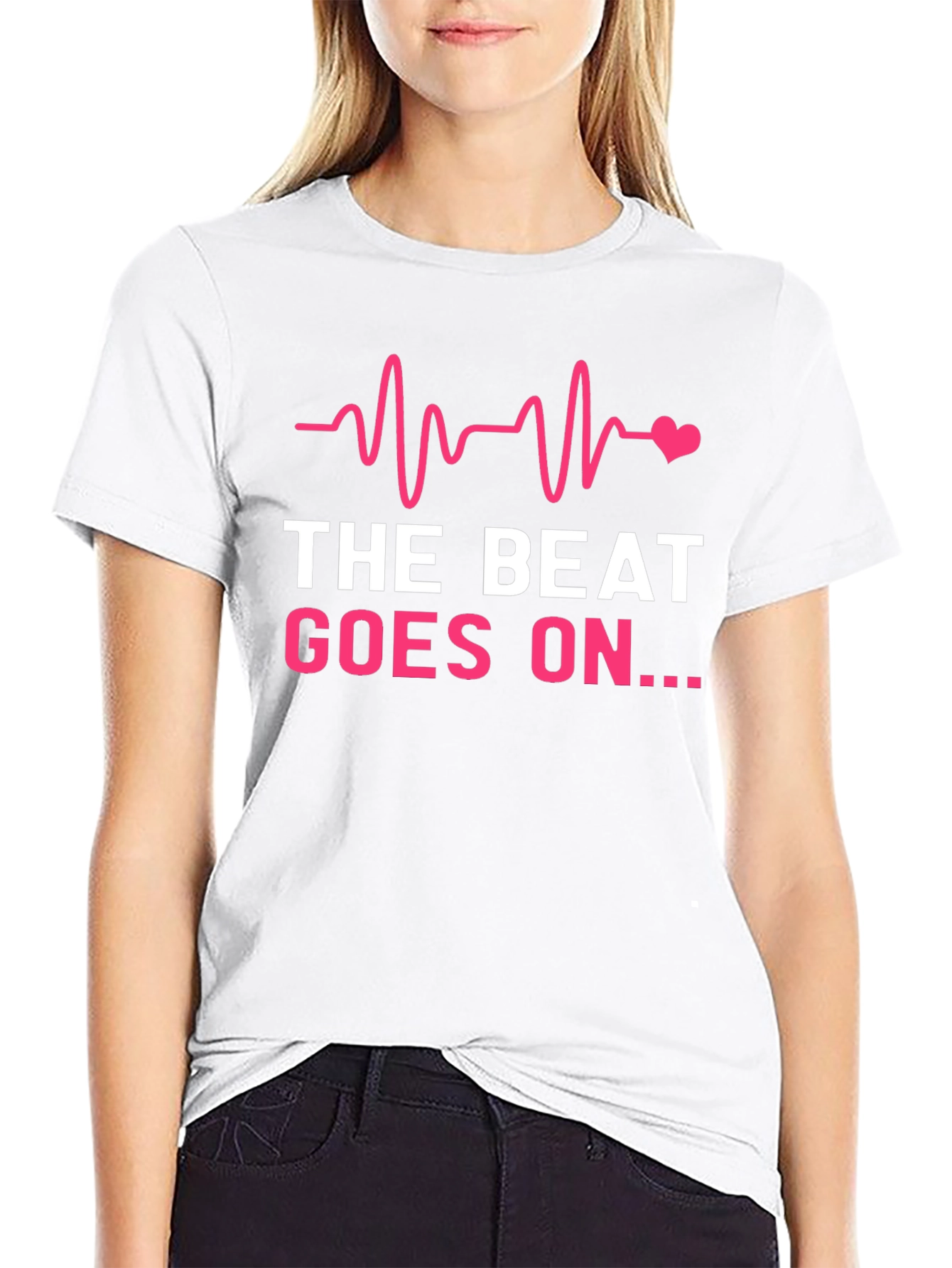 The Beat Goes On Black T-Shirt