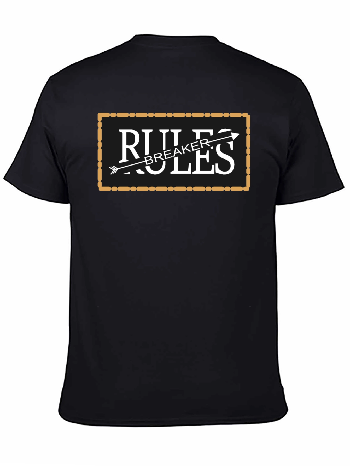 Rules Breaker Graphic Tee - Black Cotton Blend