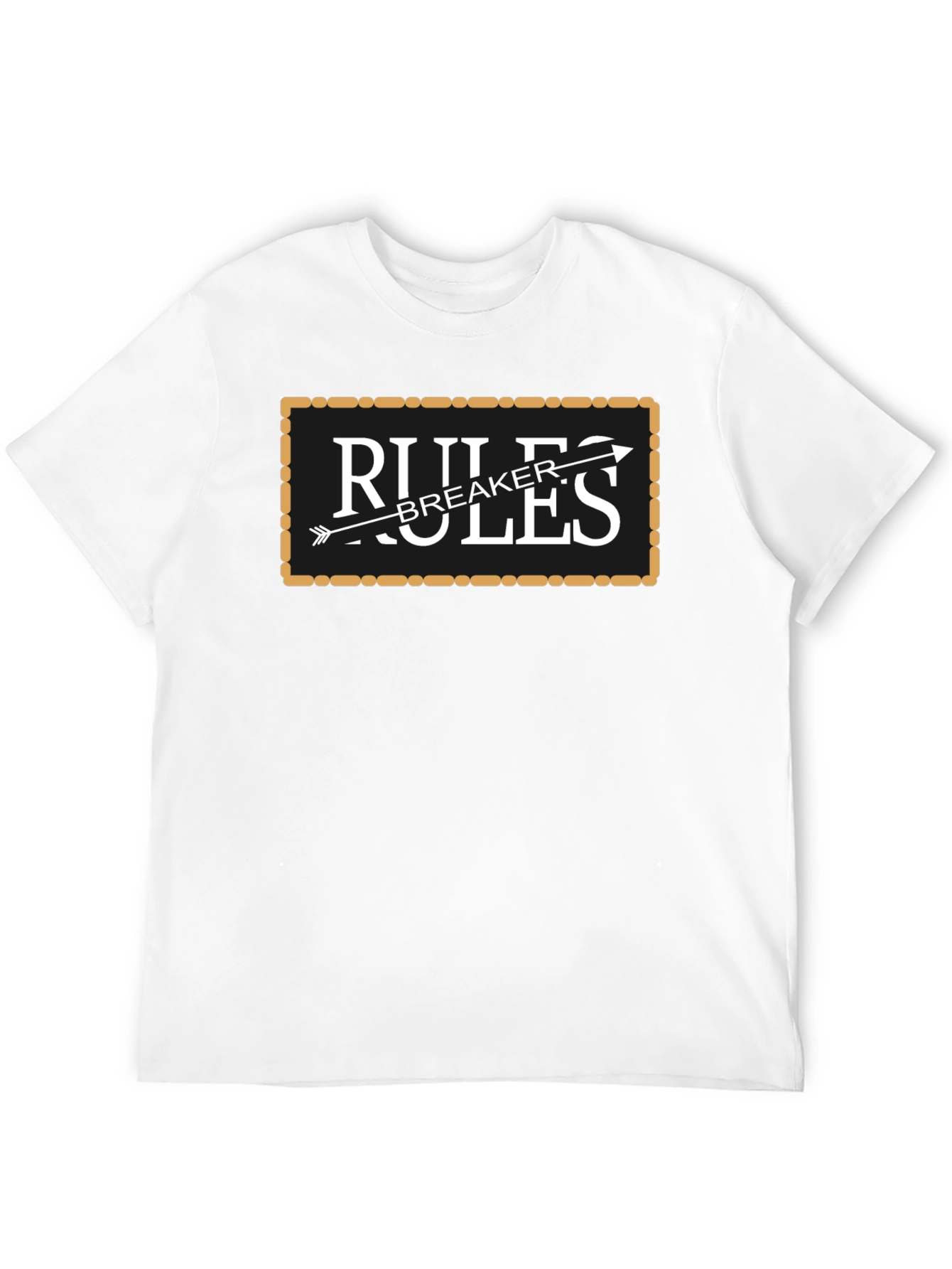 Rules Breaker Graphic Tee - Black Cotton Blend