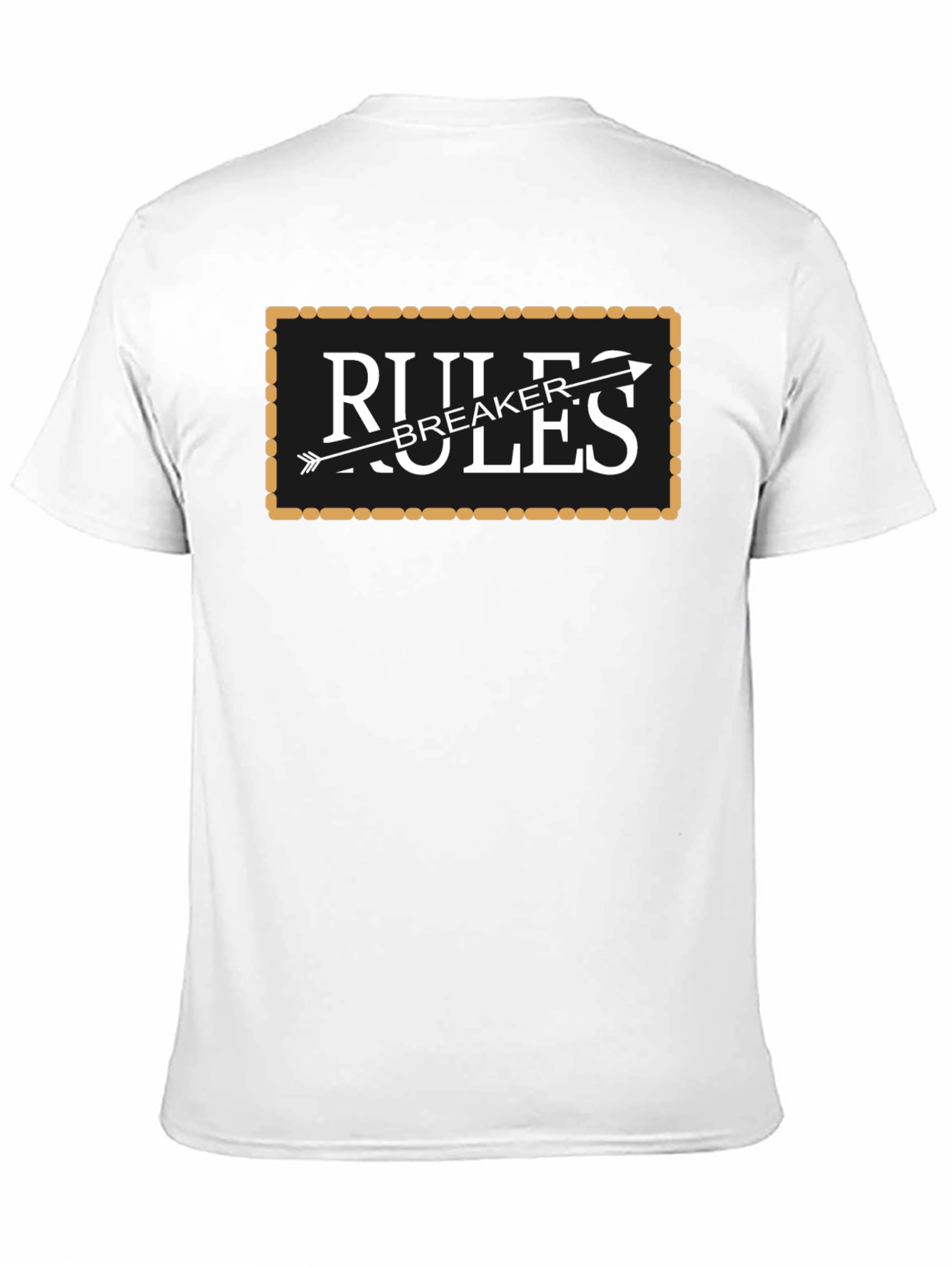Rules Breaker Graphic Tee - Black Cotton Blend