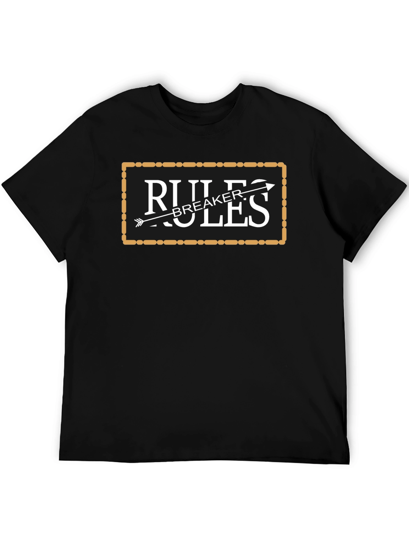 Rules Breaker Graphic Tee - Black Cotton Blend