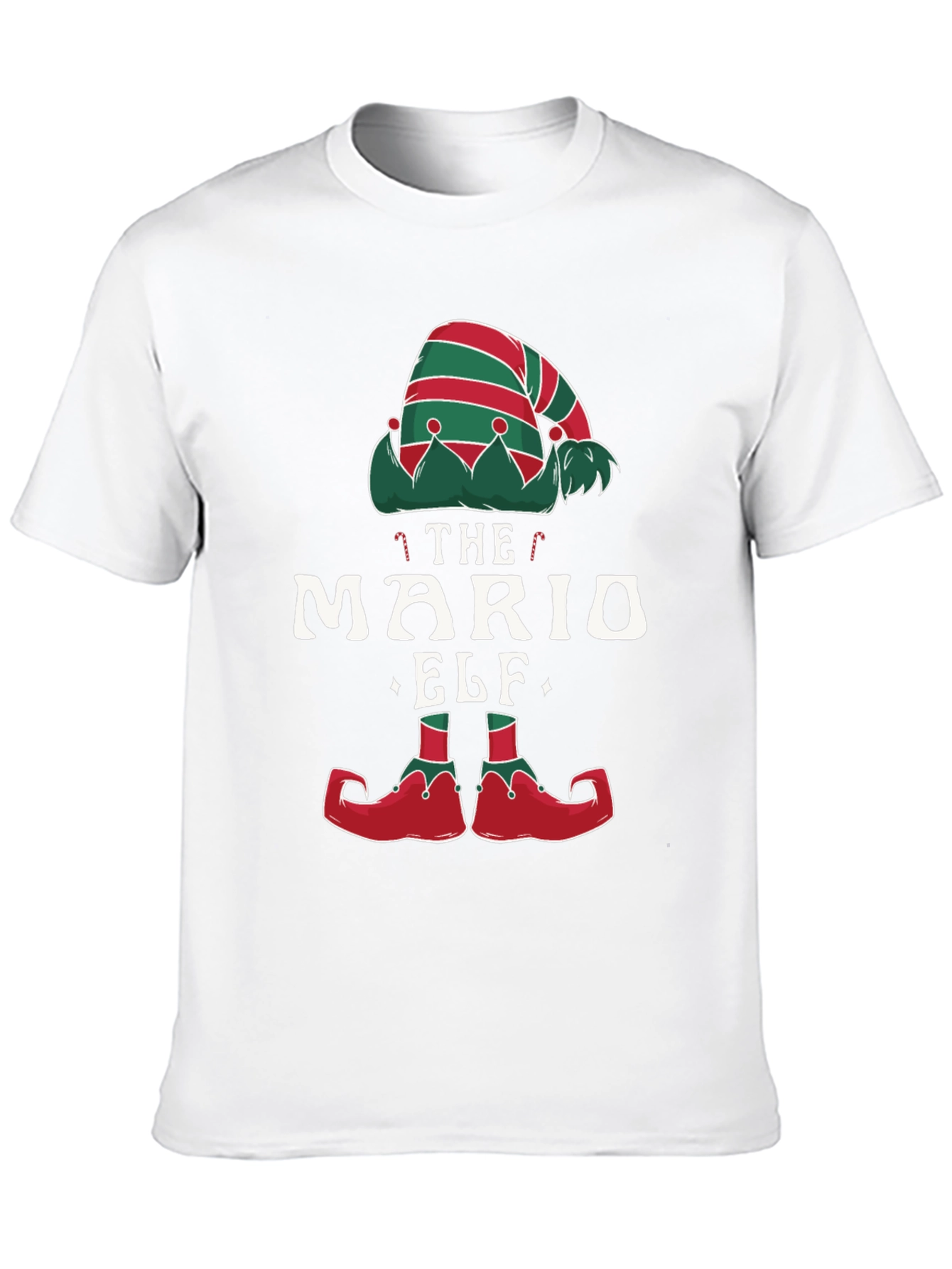 Mario Elf T-Shirt - Christmas Holiday Tee