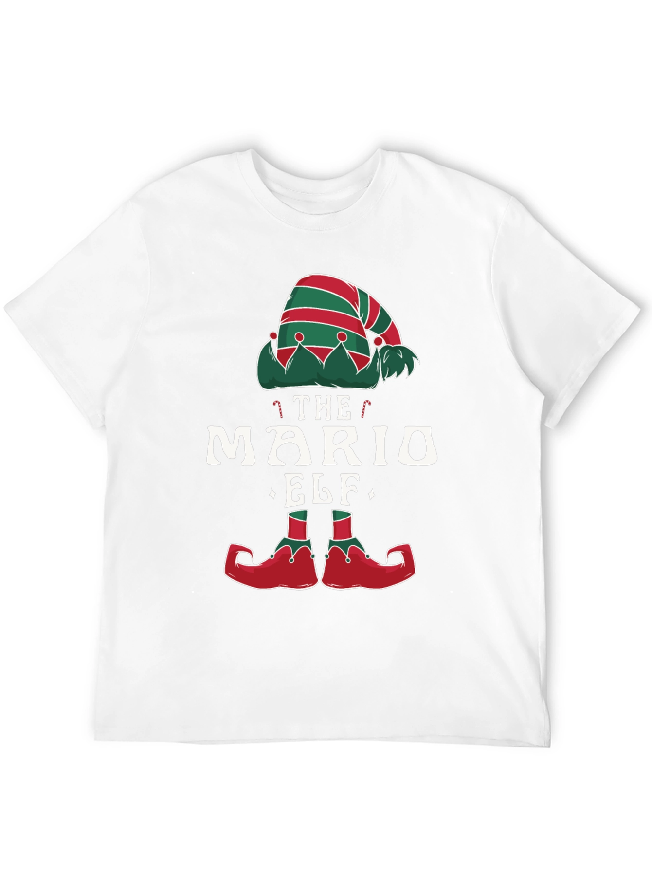 Mario Elf T-Shirt - Christmas Holiday Tee