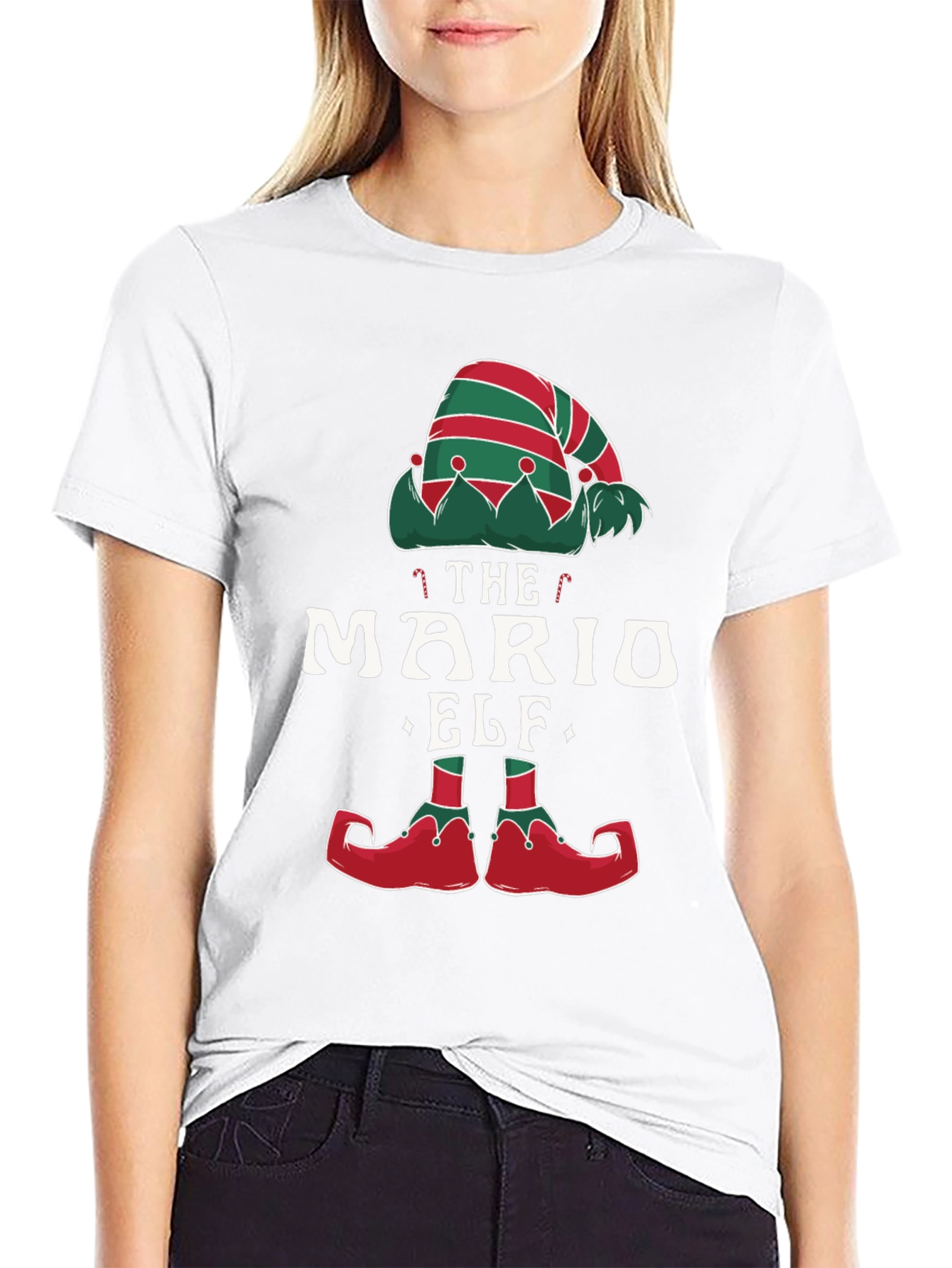 Mario Elf T-Shirt - Christmas Holiday Tee