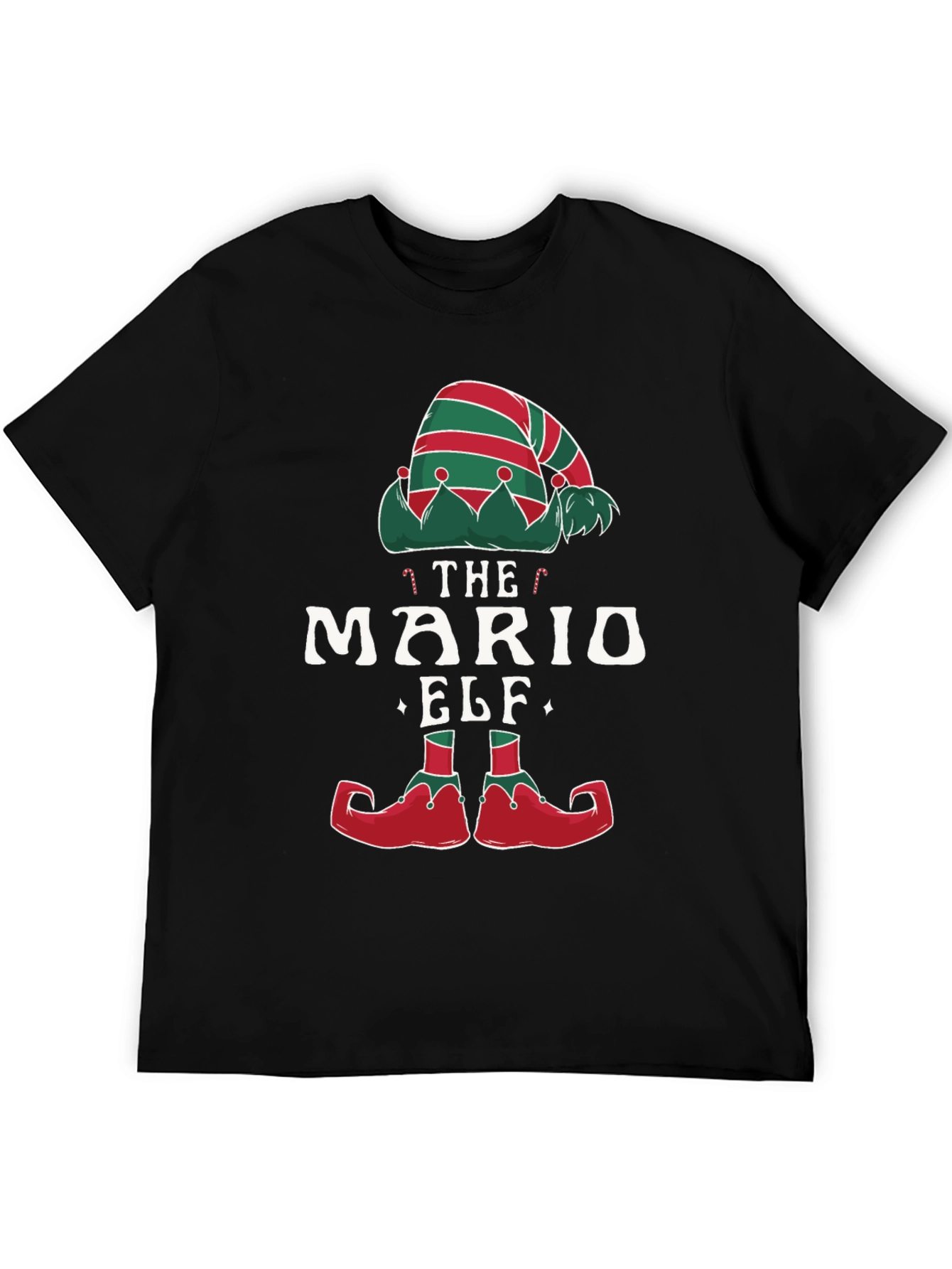 Mario Elf T-Shirt - Christmas Holiday Tee