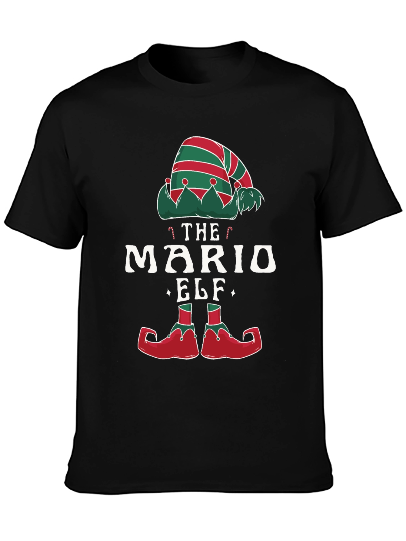 Mario Elf T-Shirt - Christmas Holiday Tee