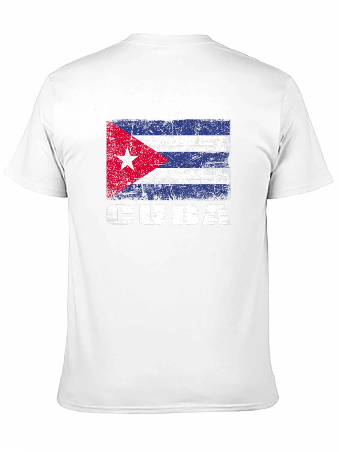 Cuba Flag T-Shirt - Distressed Graphic Tee