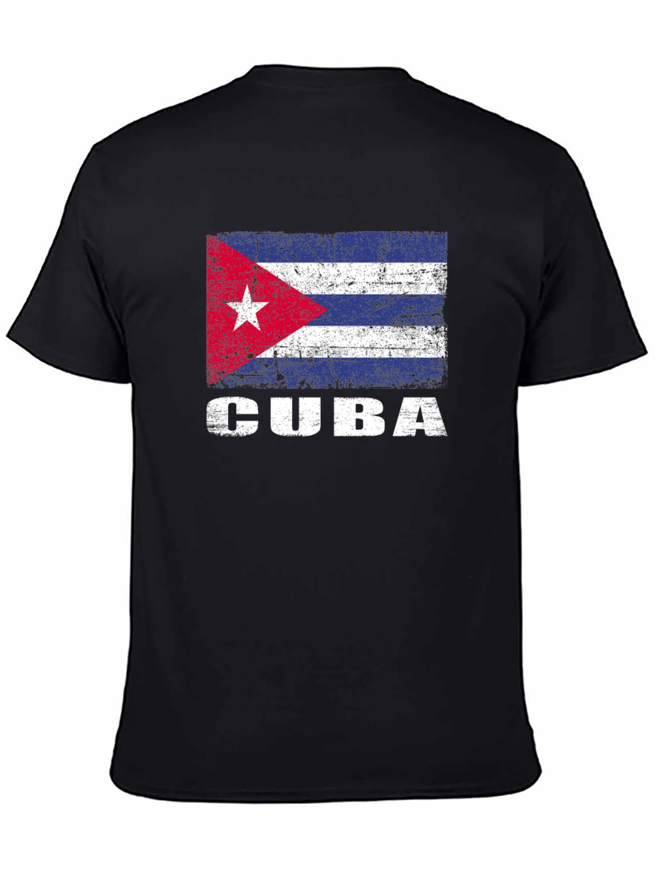 Cuba Flag T-Shirt - Distressed Graphic Tee