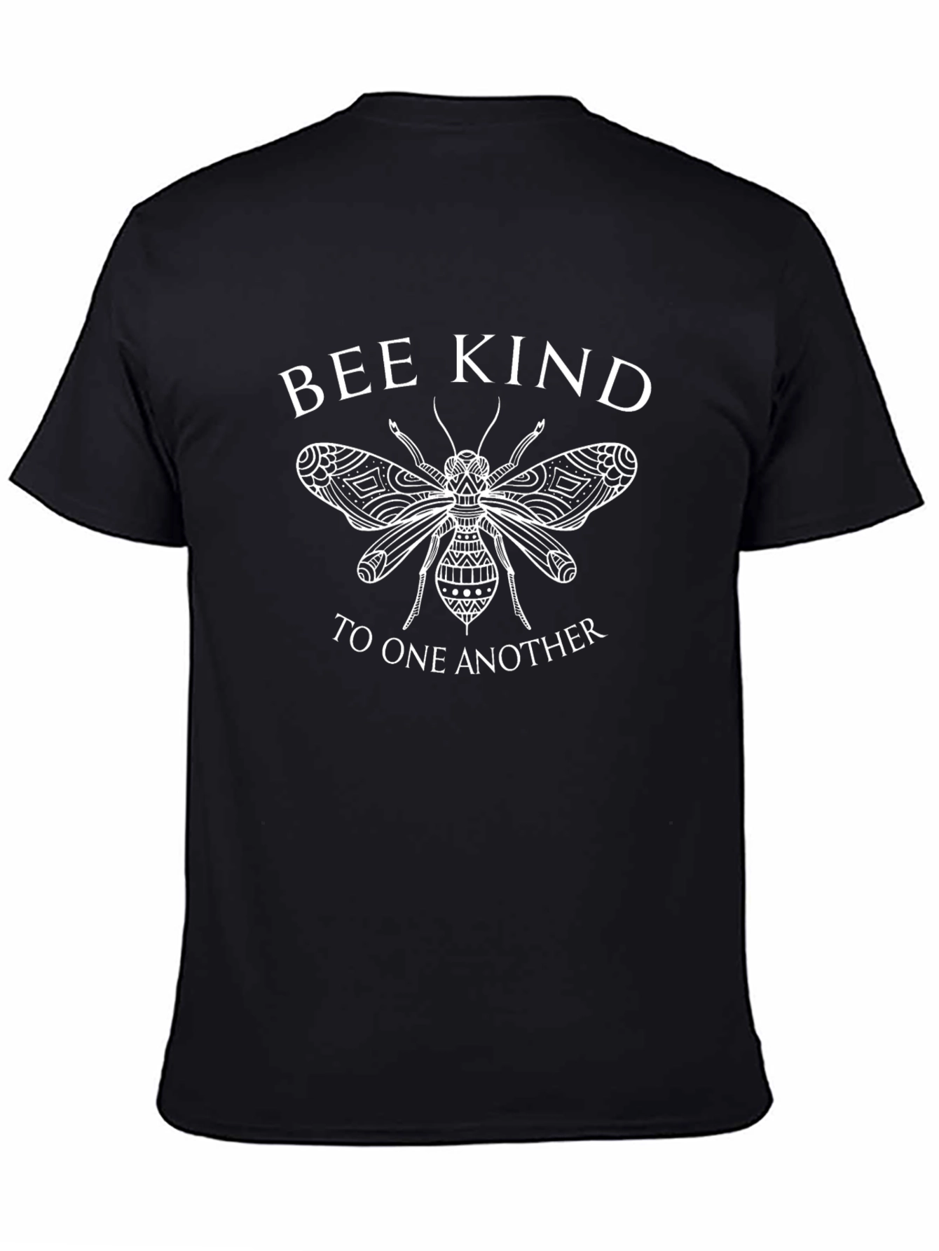 Bee Kind T-Shirt - Black Cotton Graphic Tee