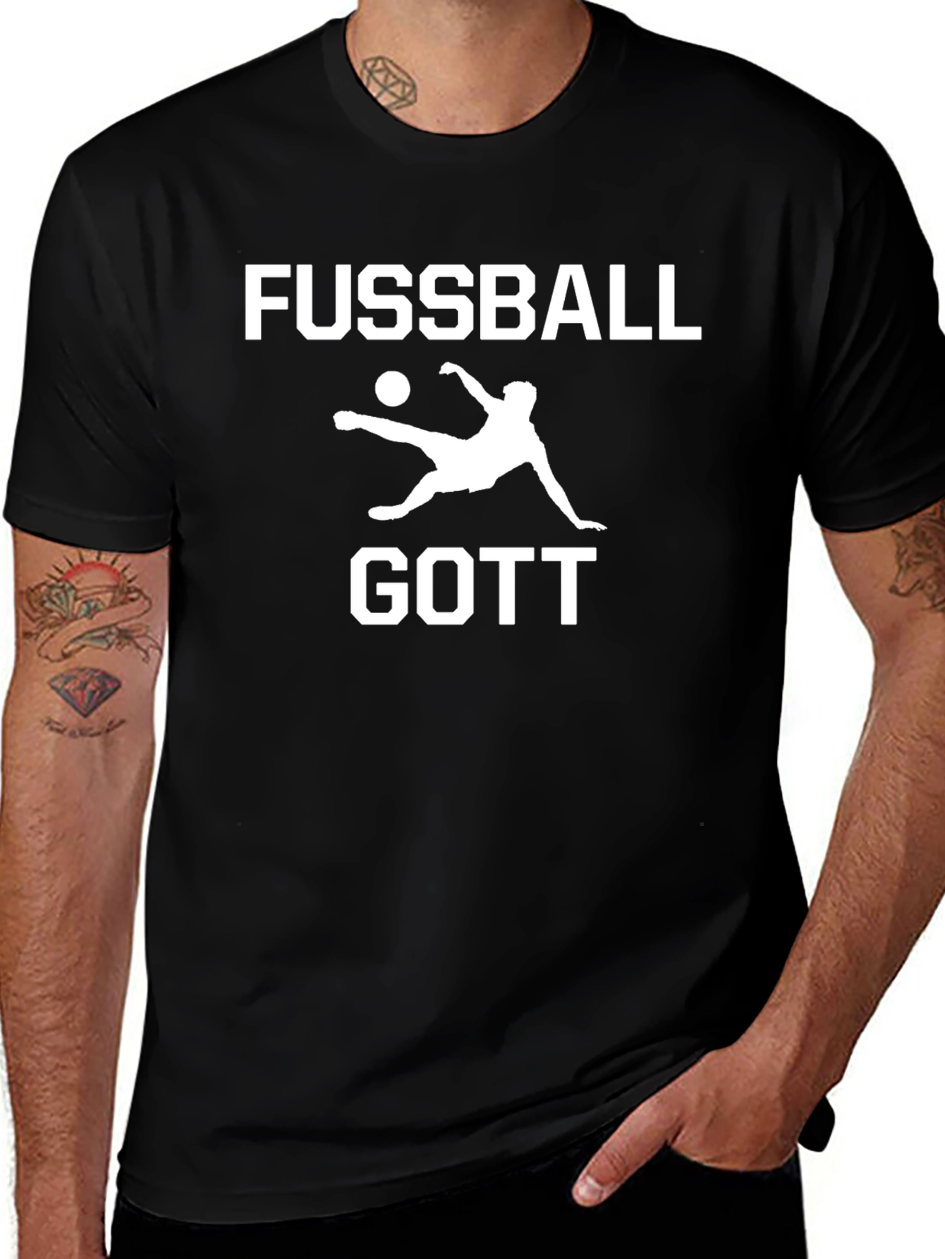 Fussball Gott Soccer T-Shirt