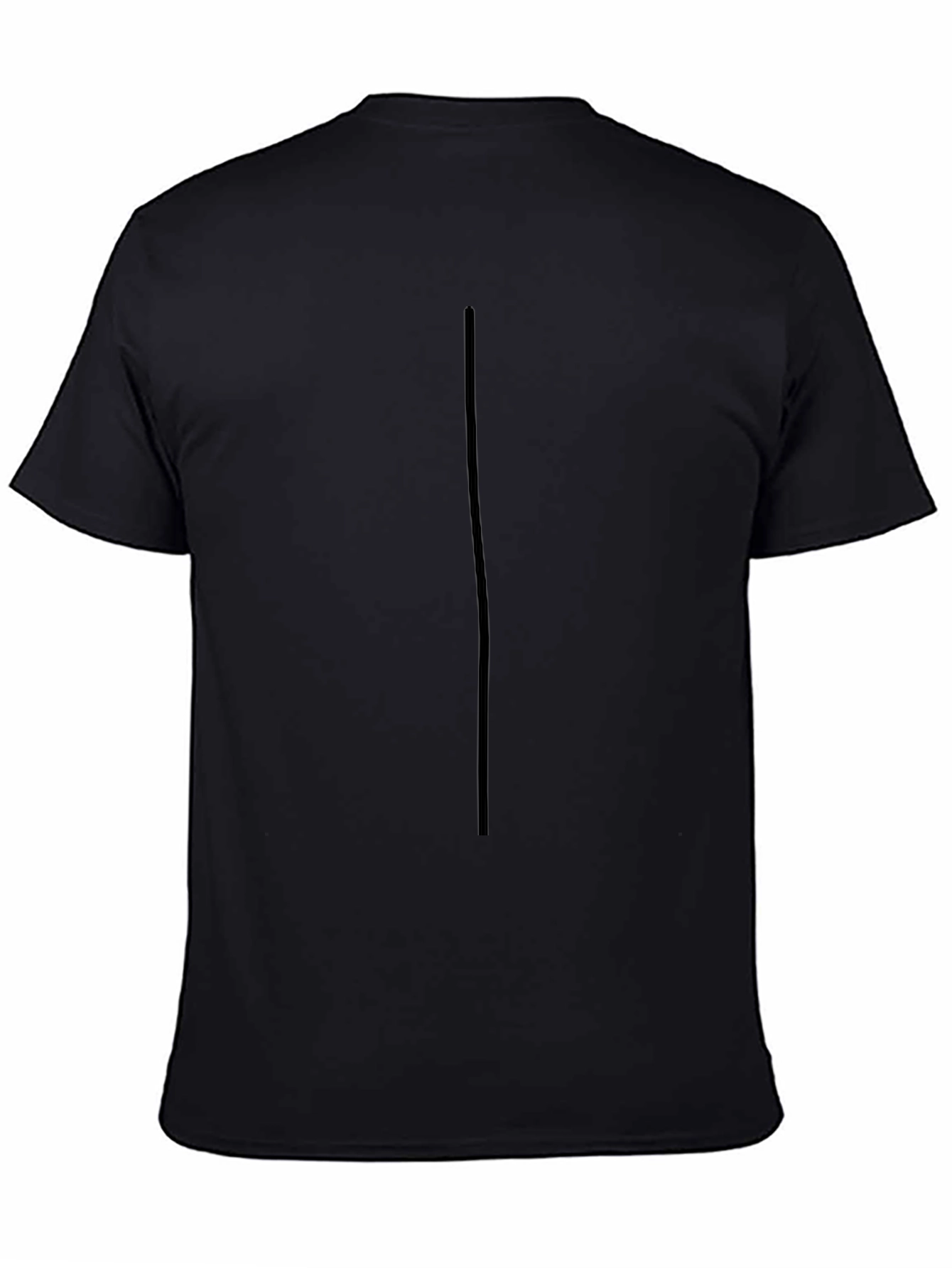 Mens Black Crew Neck Short Sleeve T-Shirt
