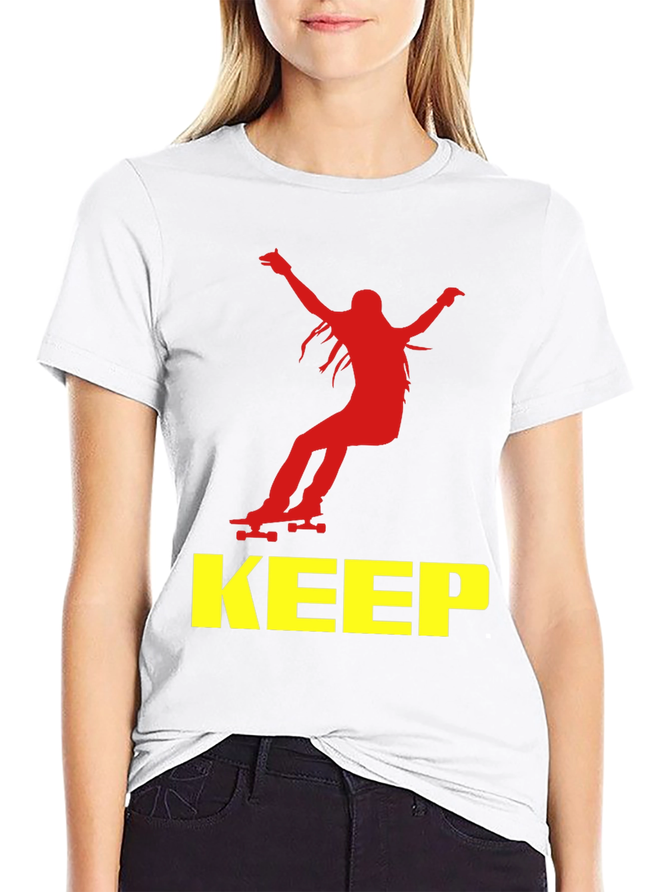 Skateboarding T-Shirt - Keep Shredding!