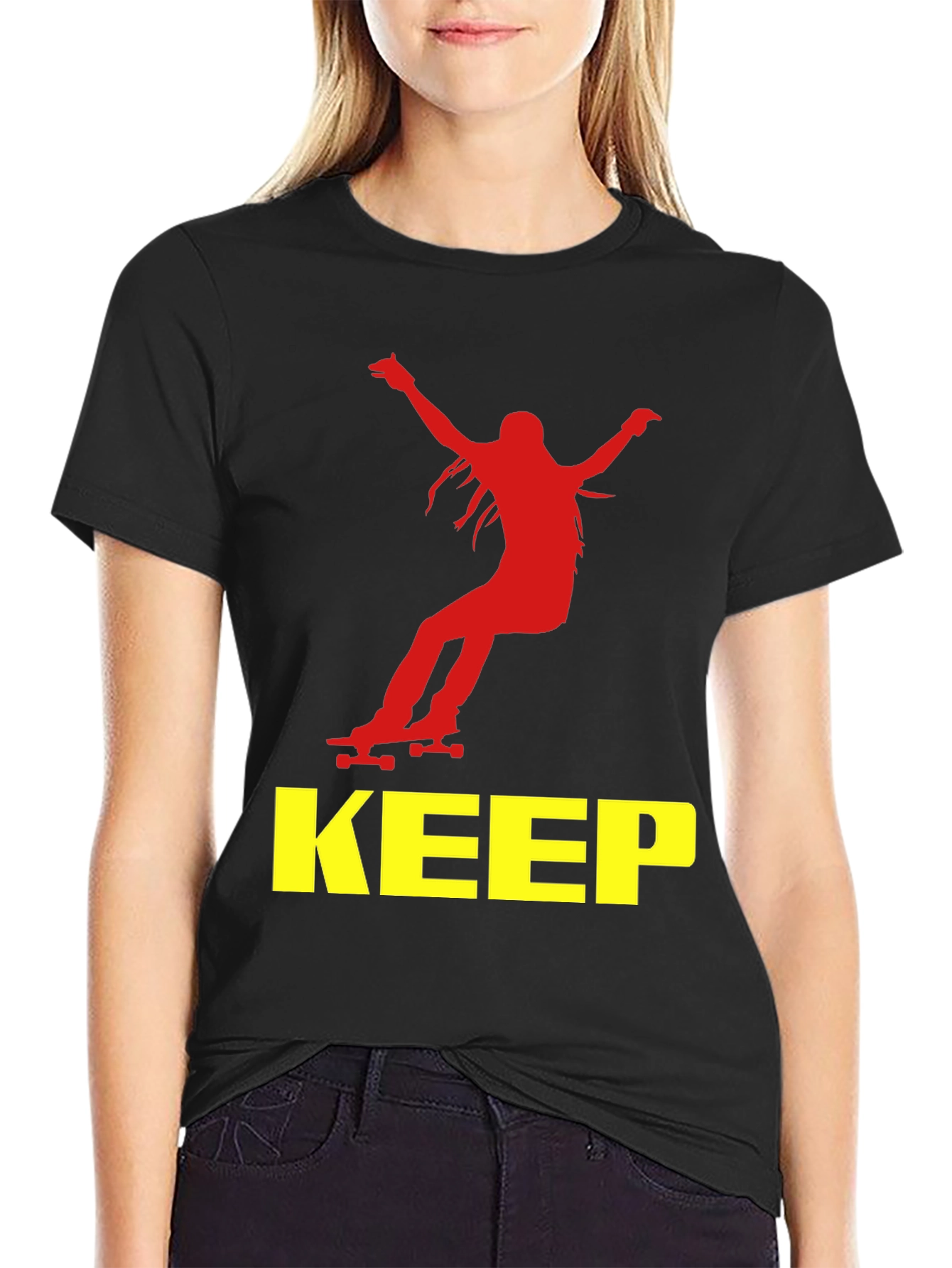 Skateboarding T-Shirt - Keep Shredding!