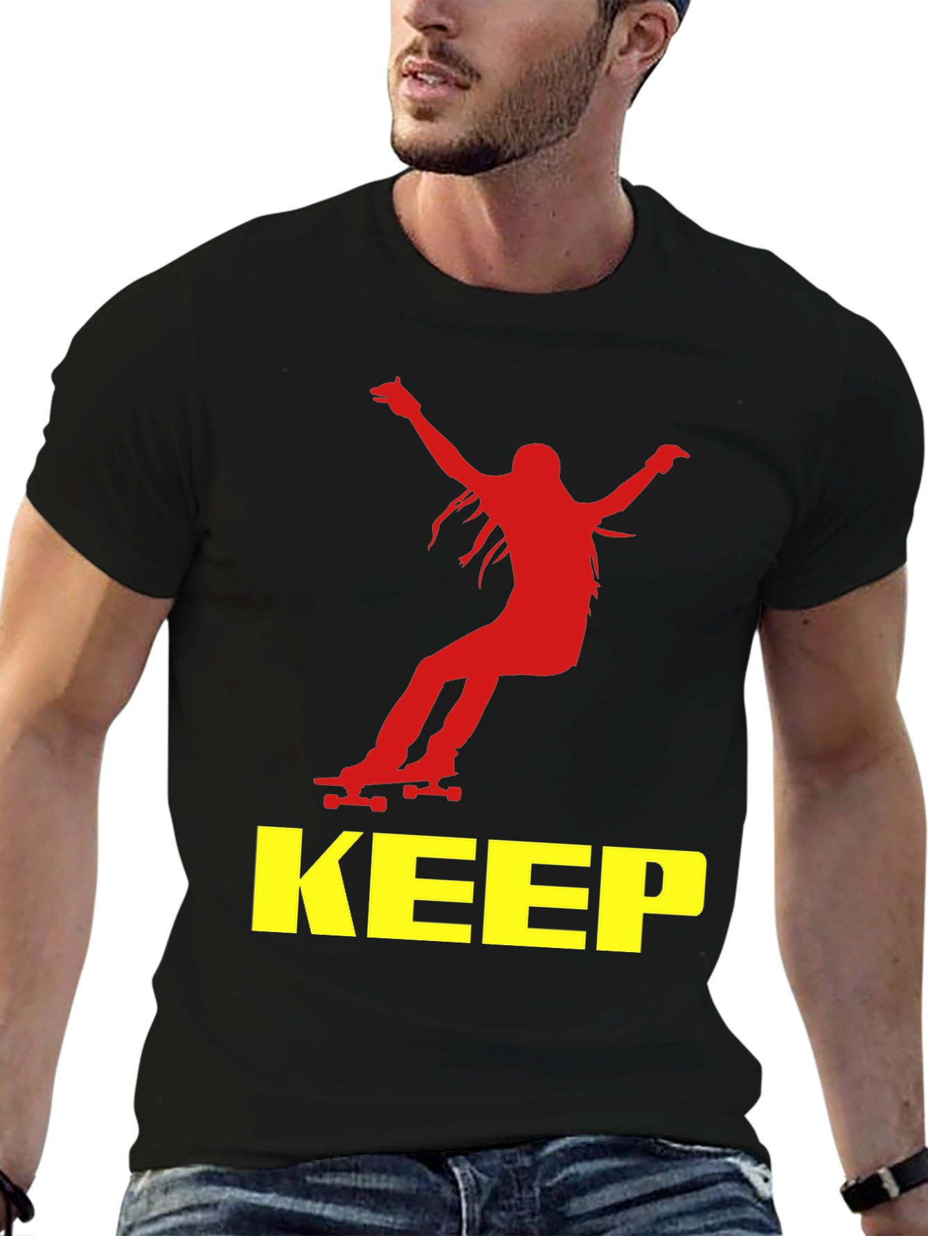 Skateboarding T-Shirt - Keep Shredding!