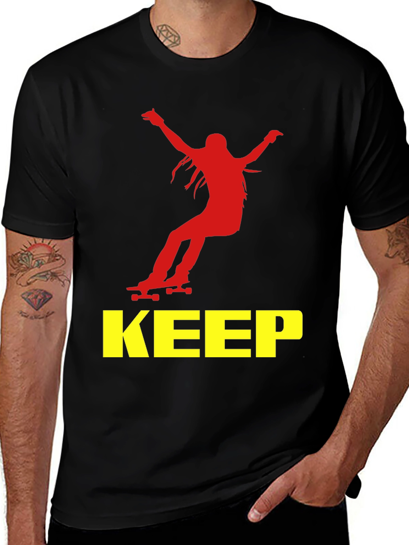 Skateboarding T-Shirt - Keep Shredding!