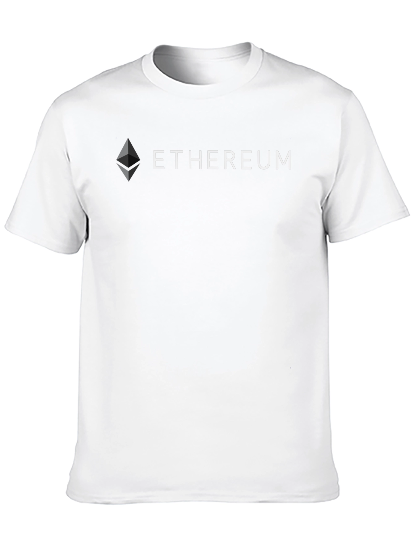 Ethereum Logo Black T-Shirt - Crypto Fashion
