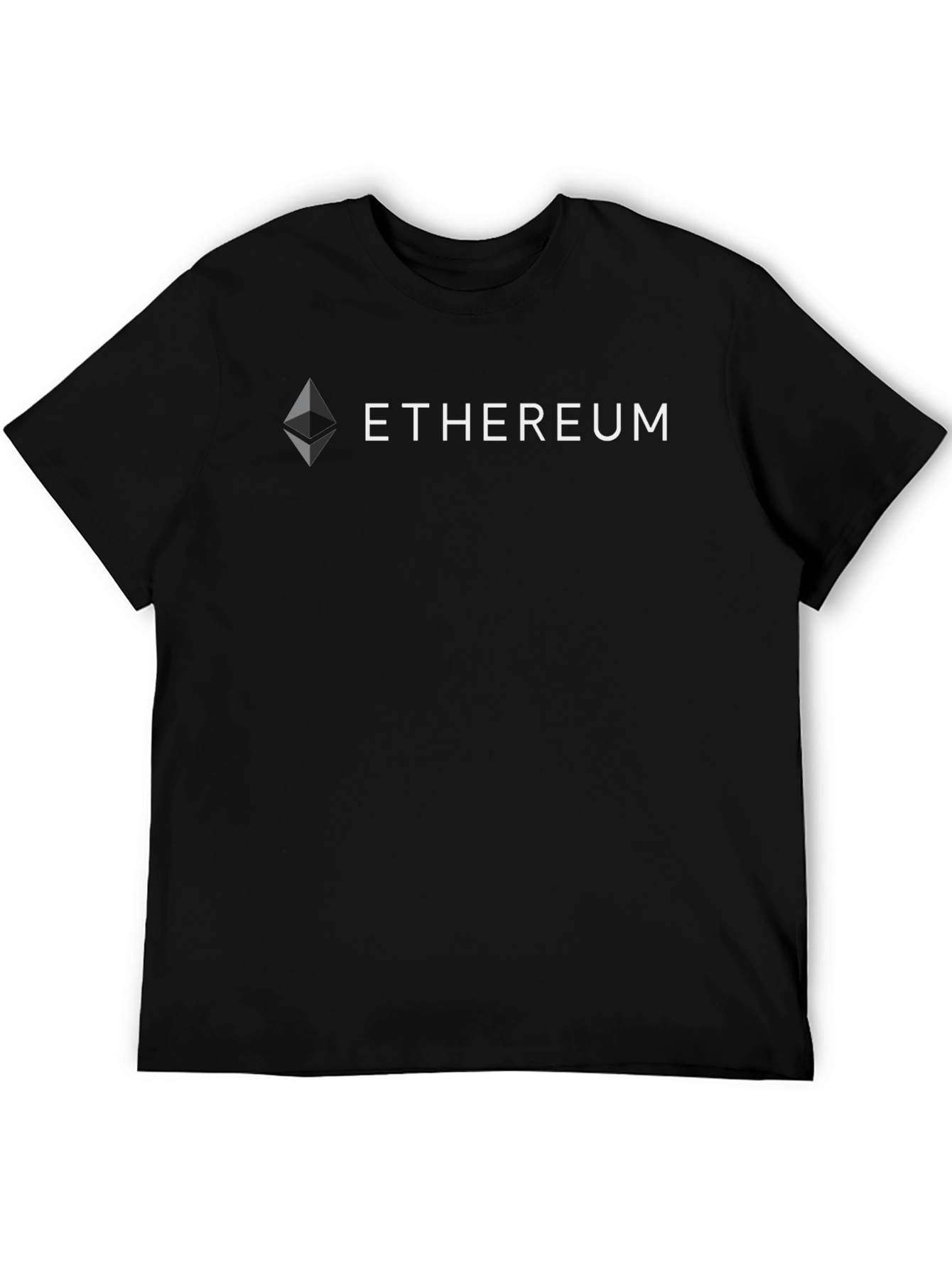 Ethereum Logo Black T-Shirt - Crypto Fashion