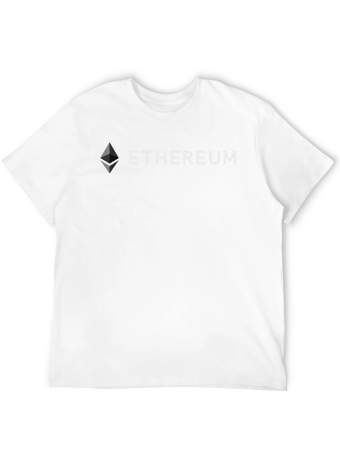 Ethereum Logo Black T-Shirt - Crypto Fashion