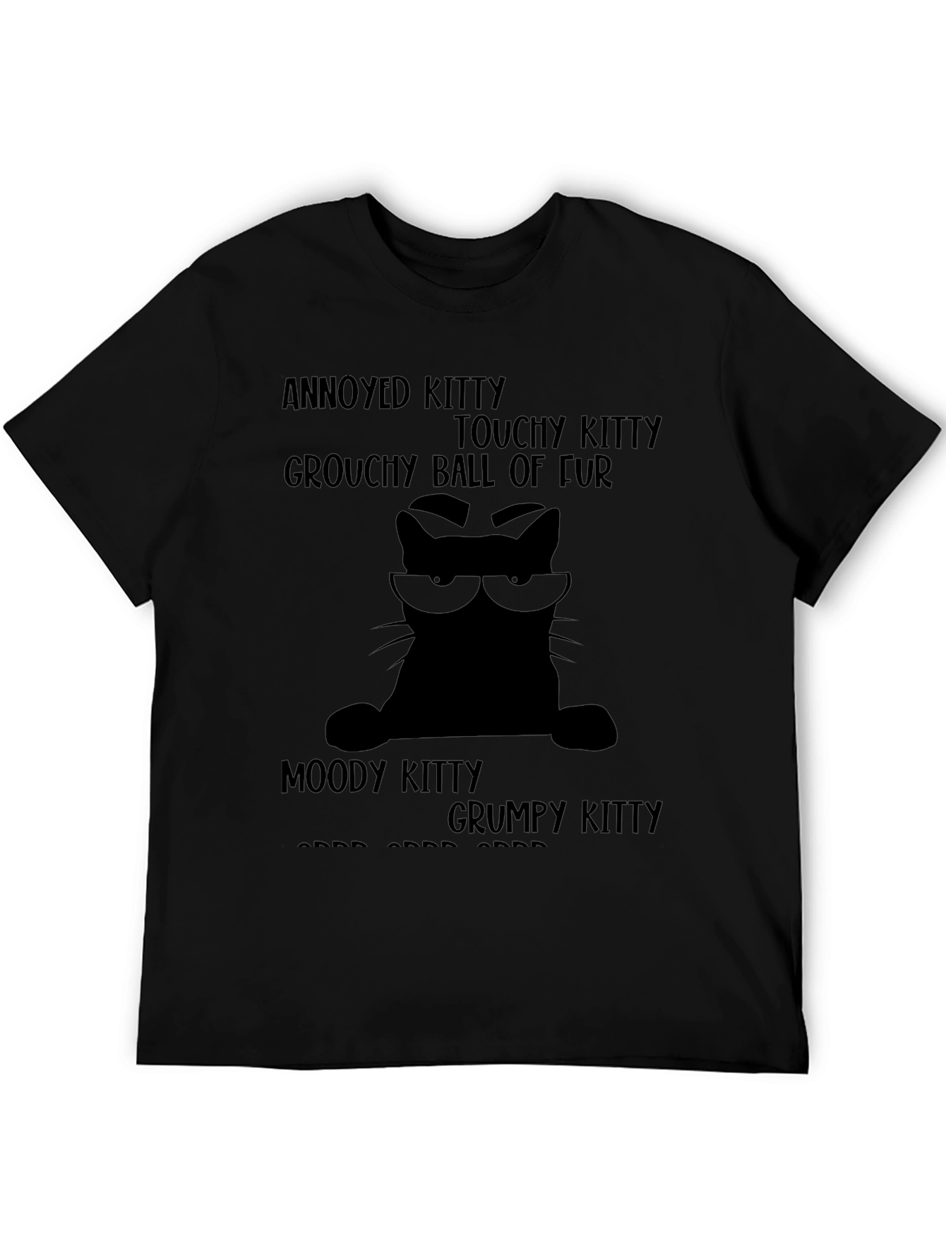 Annoyed Kitty T-Shirt - Grouchy Cat Tee