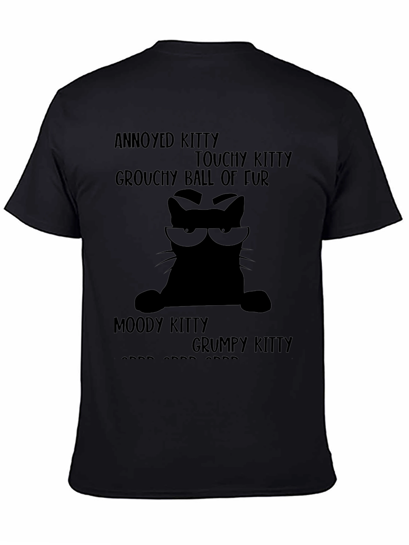 Annoyed Kitty T-Shirt - Grouchy Cat Tee