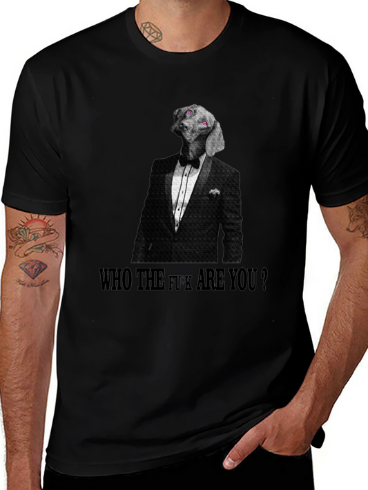 Dapper Dog Attitude T-Shirt – Funny Bold Dog Graphic Tee