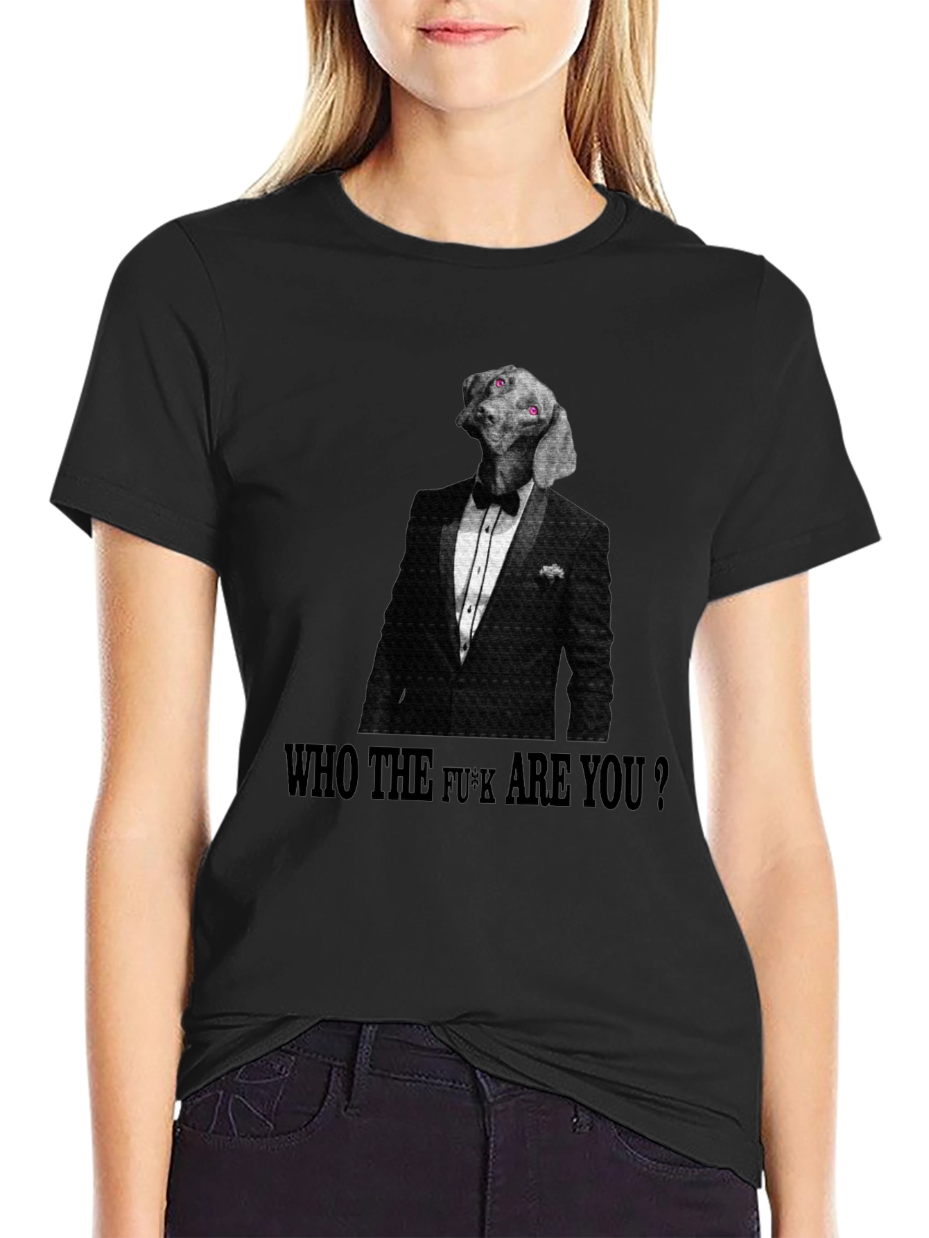Dapper Dog Attitude T-Shirt – Funny Bold Dog Graphic Tee